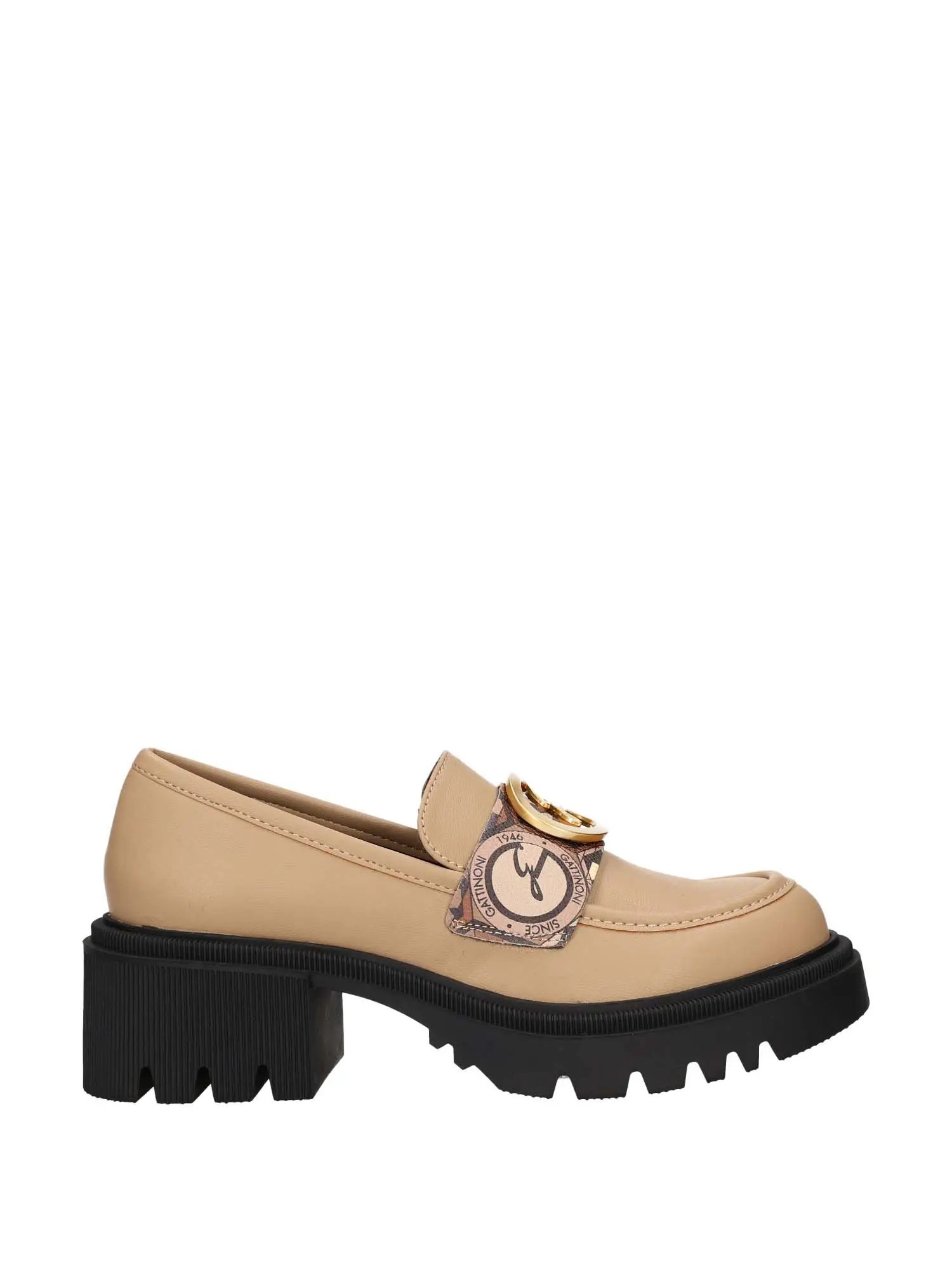 MOCASSINO DONNA - GATTINONI ROMA - PINTL1423WTE - BEIGE, 41