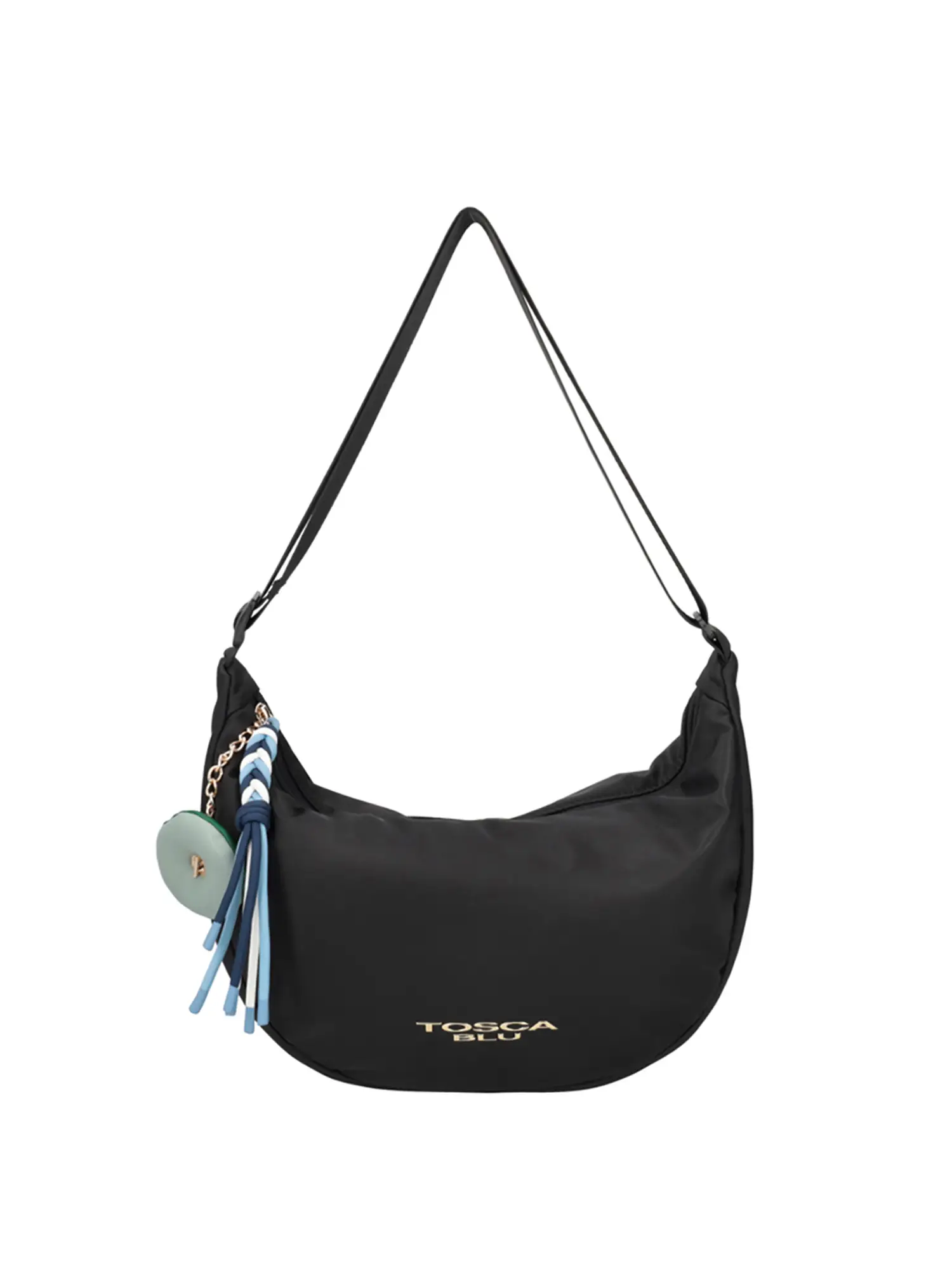 BORSA A SPALLA DONNA - TOSCA BLU - TS2537B47 - NERO, UNICA