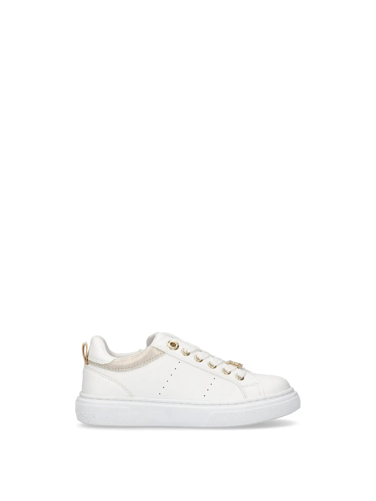 SNEAKERS RAGAZZA - TOMMY HILFIGER - T3A9-33743-1355 - BIANCO/PLATINO, 31