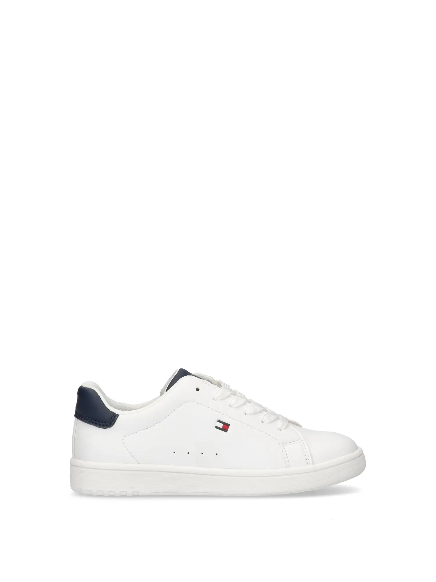 SNEAKERS UNISEX - TOMMY HILFIGER - T3X9-33848-1355 - BIANCO/BLU, 33