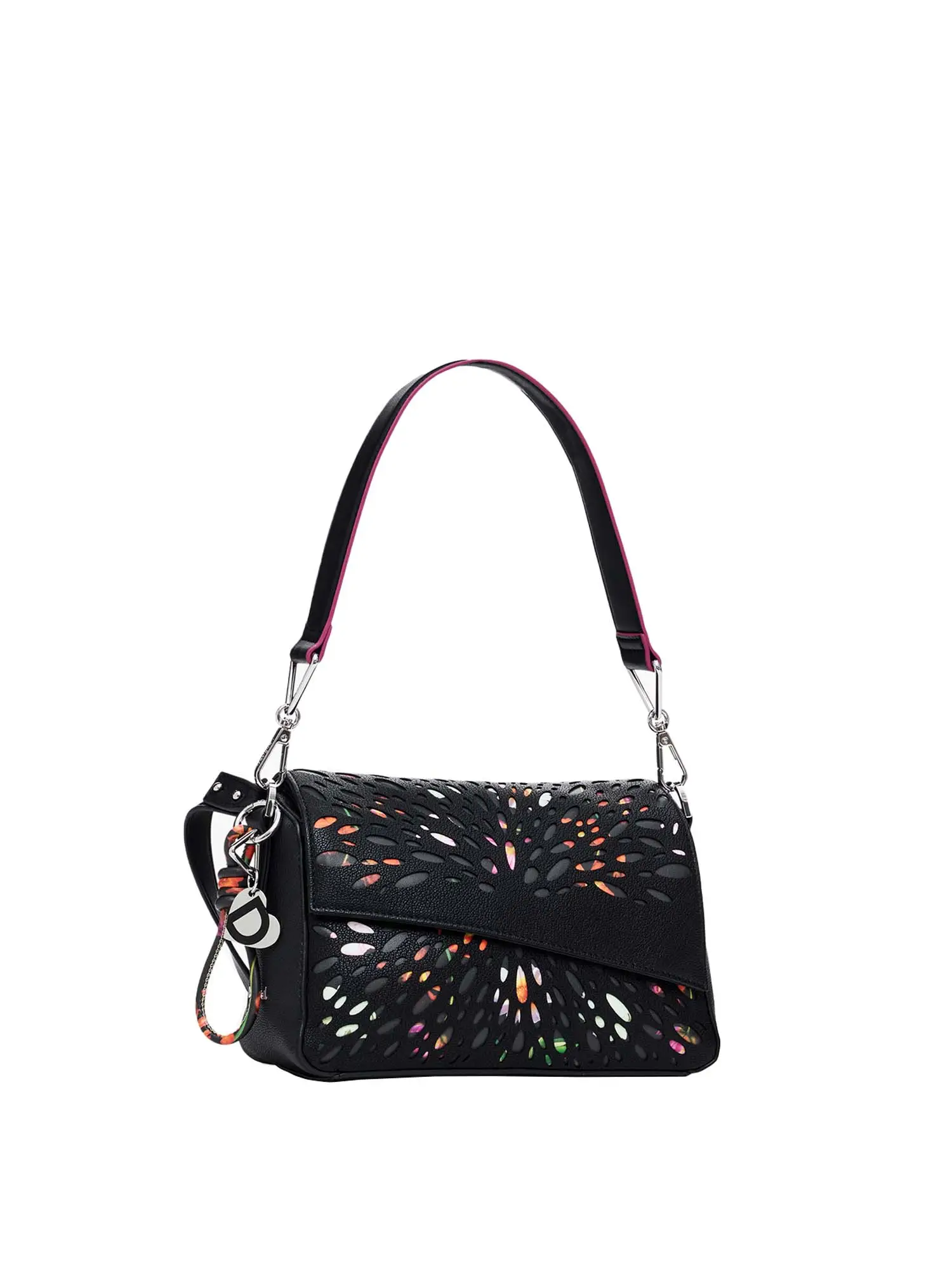 BORSA A SPALLA DONNA - DESIGUAL - 25SAXP90 - NERO, UNICA