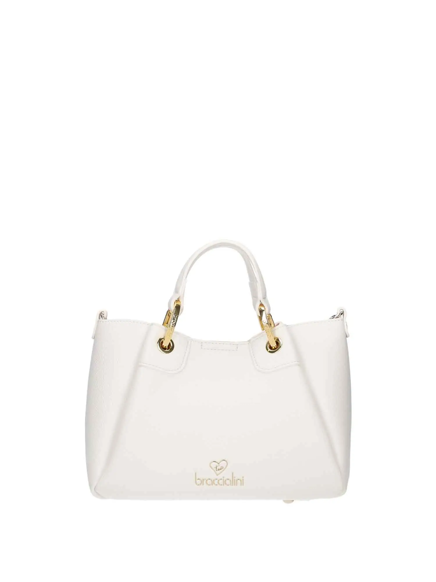 BORSA A MANO DONNA - BRACCIALINI - B18140-YY - BIANCO, UNICA