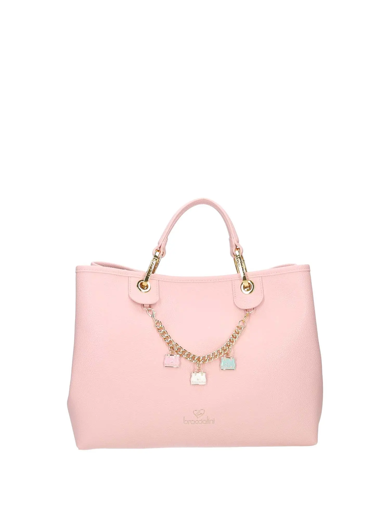 BORSA A MANO DONNA - BRACCIALINI - B18190-YY - ROSA, UNICA