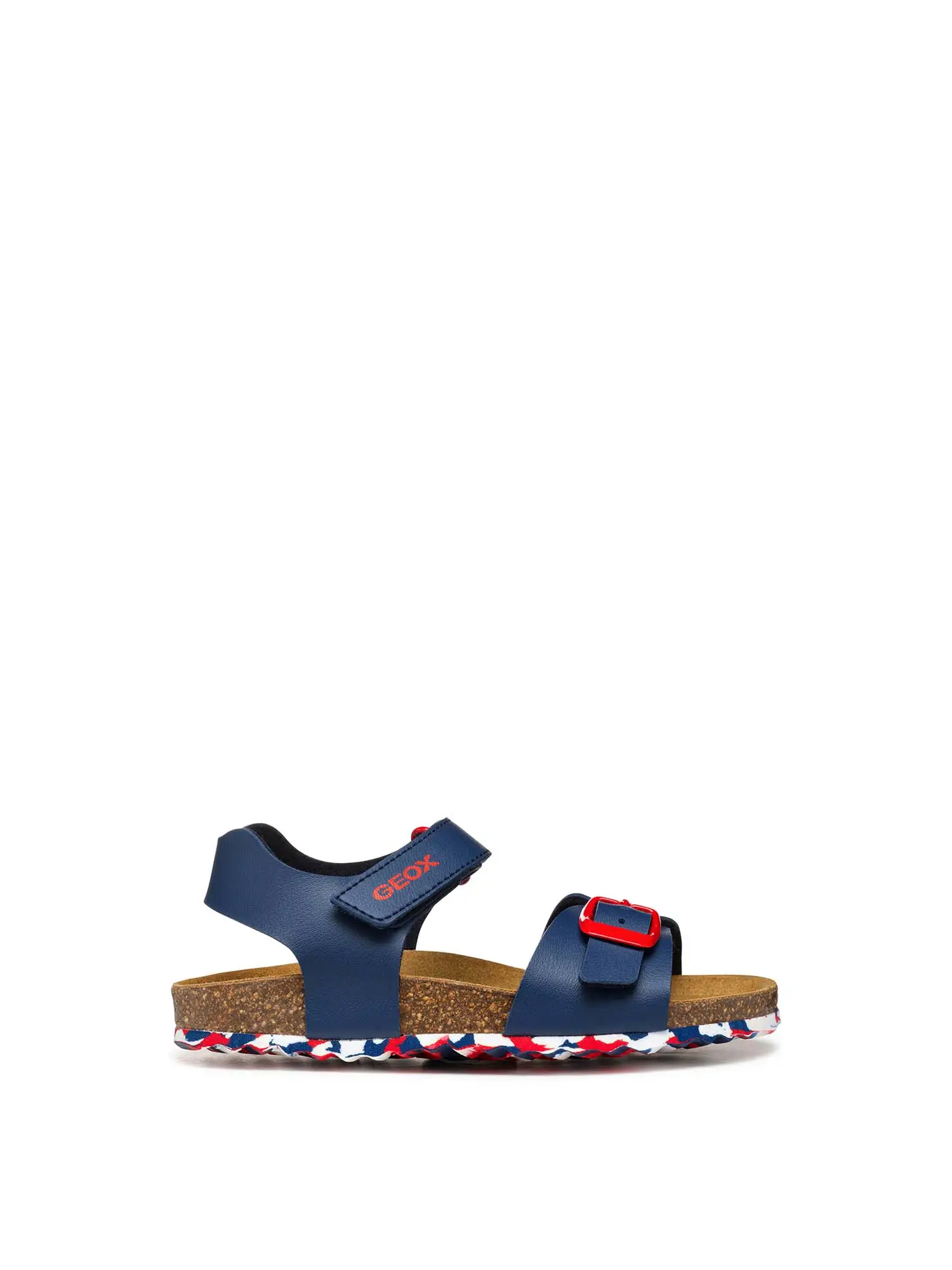 SANDALO RAGAZZO - GEOX - J028LB 000BC - NAVY/BIANCO, 28