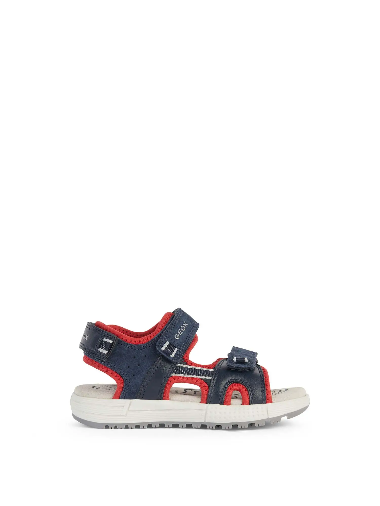 SANDALO RAGAZZO - GEOX - J35AVA 01520 - NAVY/ROSSO, 28