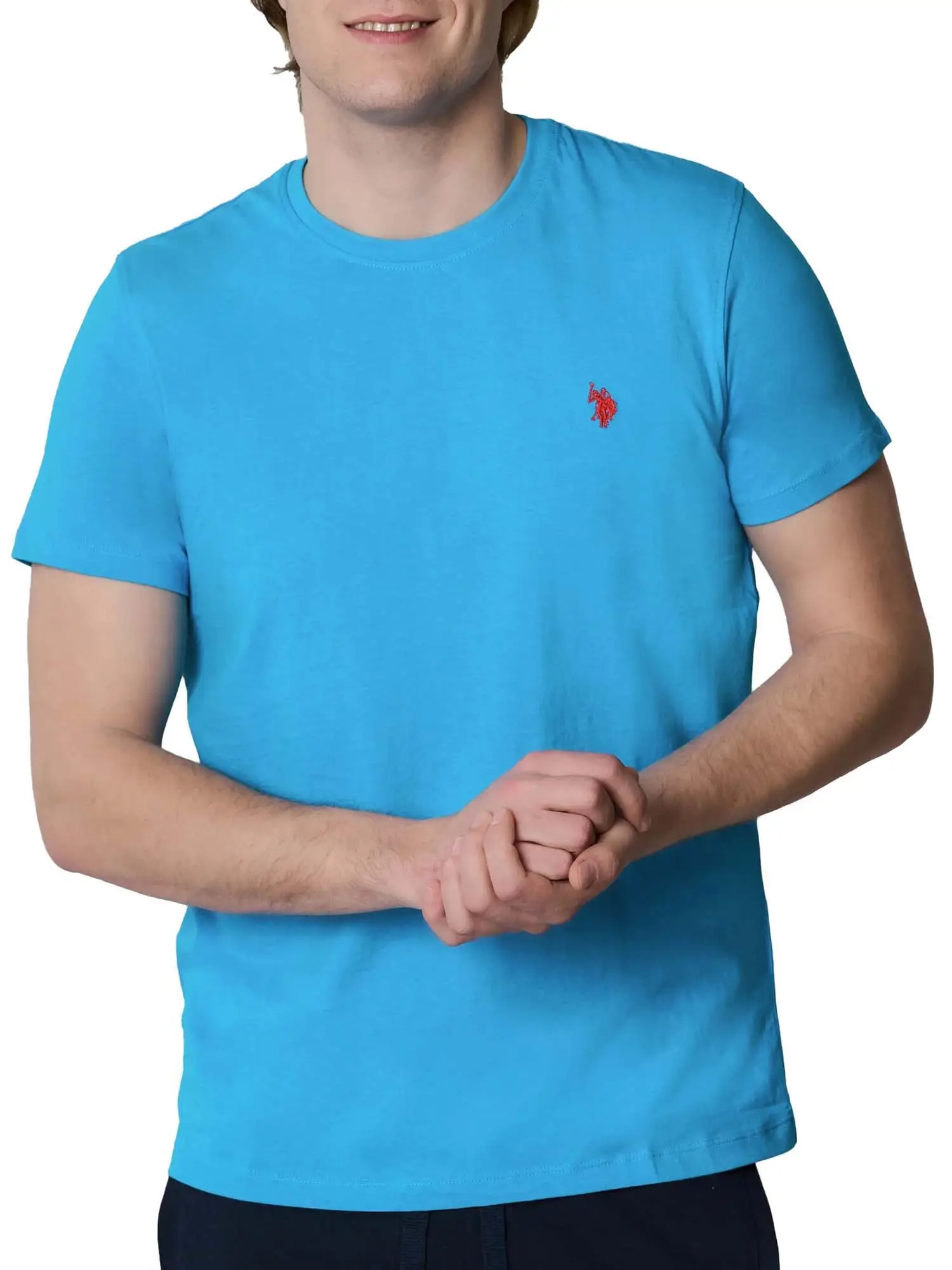 T-SHIRT UOMO - US POLO ASSN. - 67359 - AZZURRO, XL