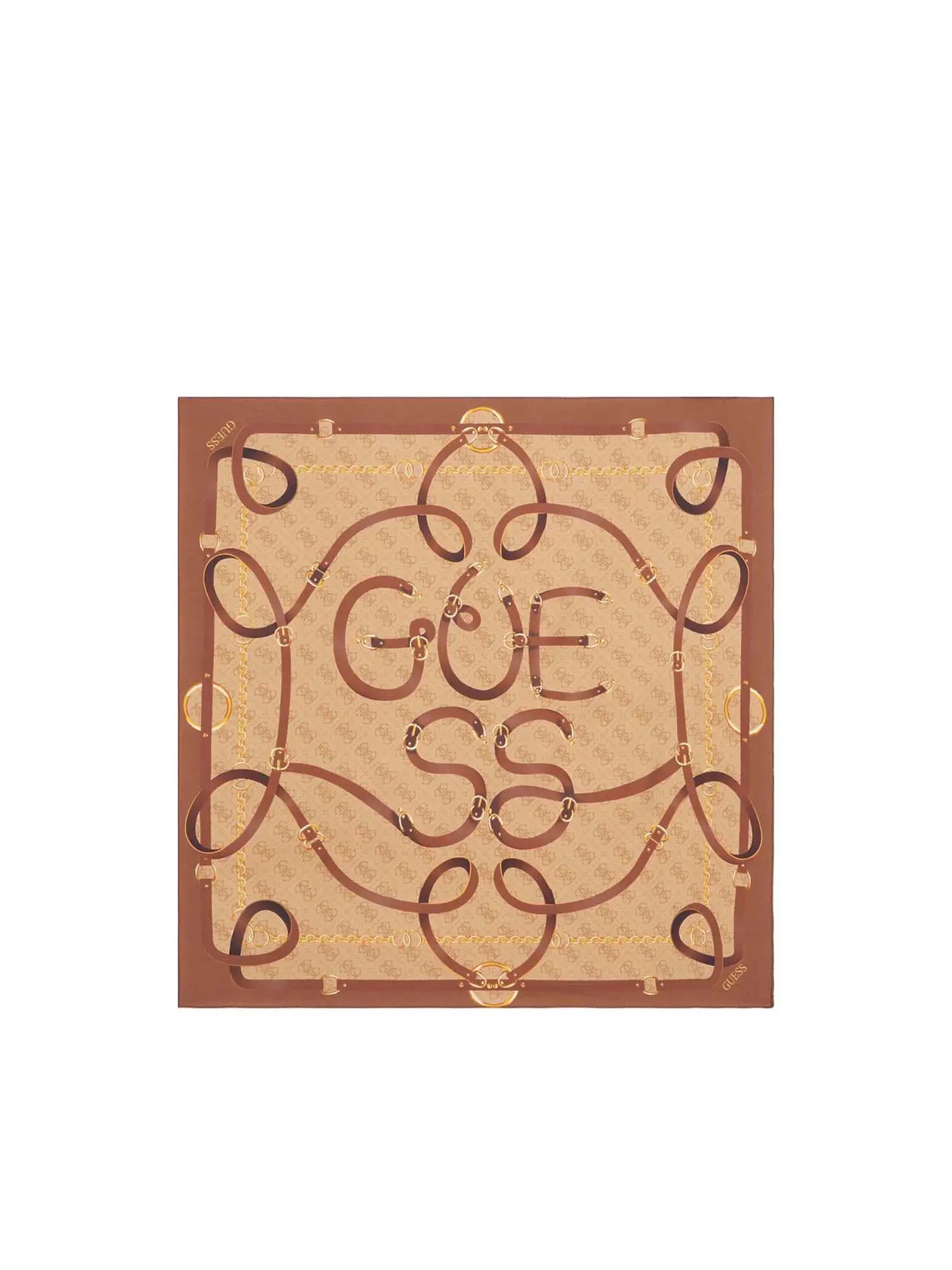 FOULARD DONNA - GUESS - AW5268 SIL53 - MARRONE, UNICA