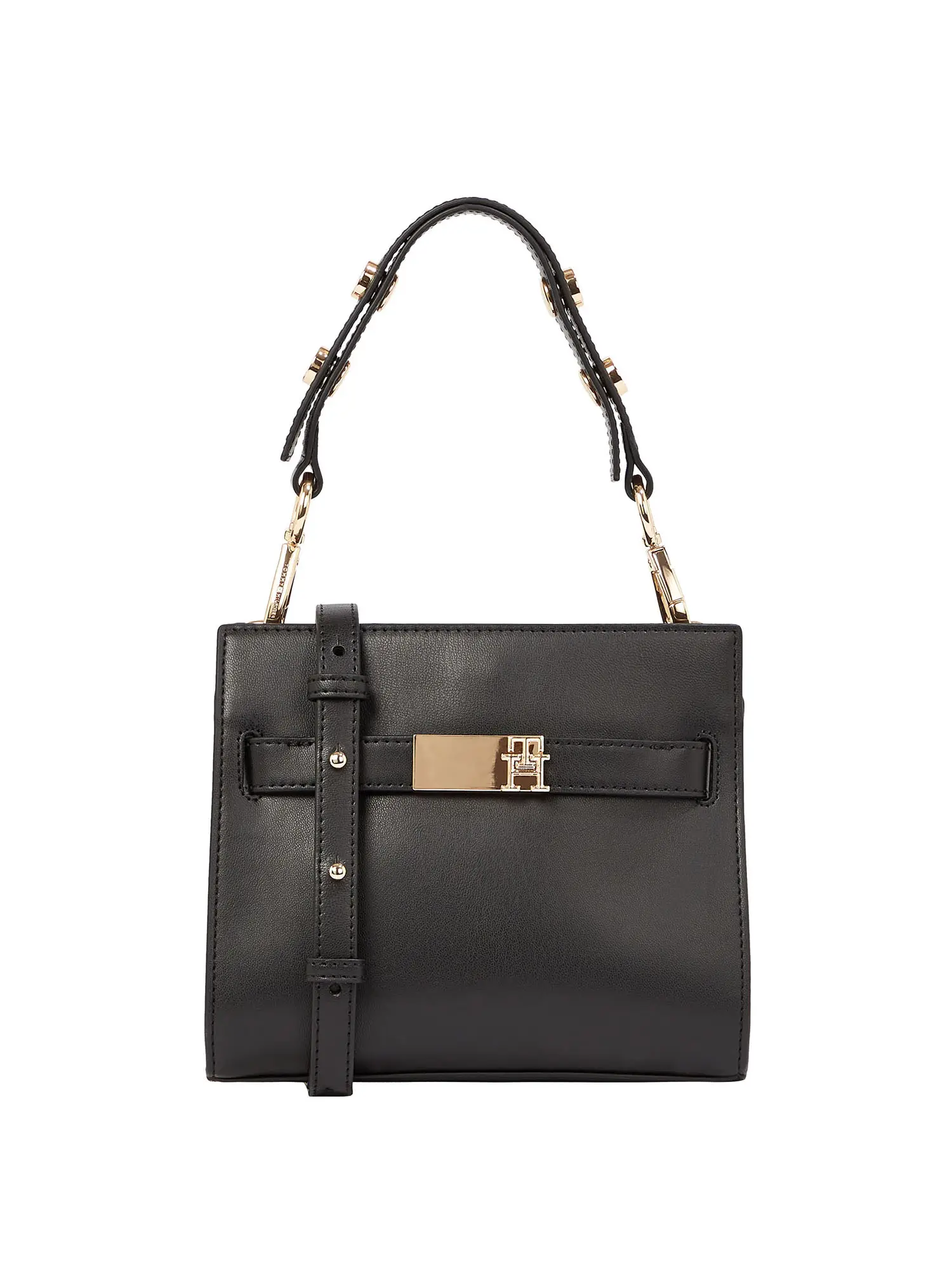 BORSA A SPALLA DONNA - TOMMY HILFIGER - AW0AW16896 - NERO, UNICA