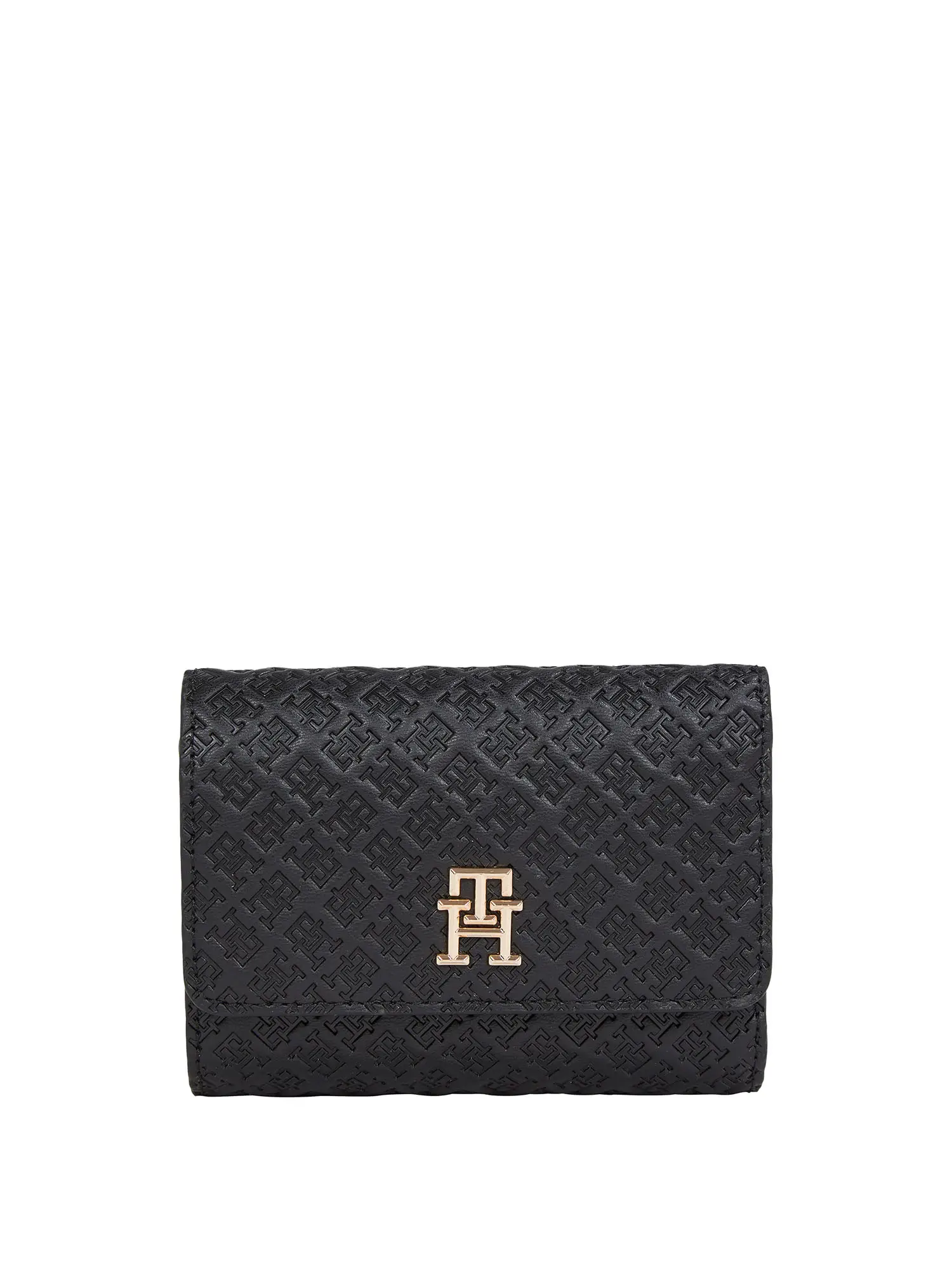 PORTAFOGLIO DONNA - TOMMY HILFIGER - AW0AW16919 - NERO, UNICA