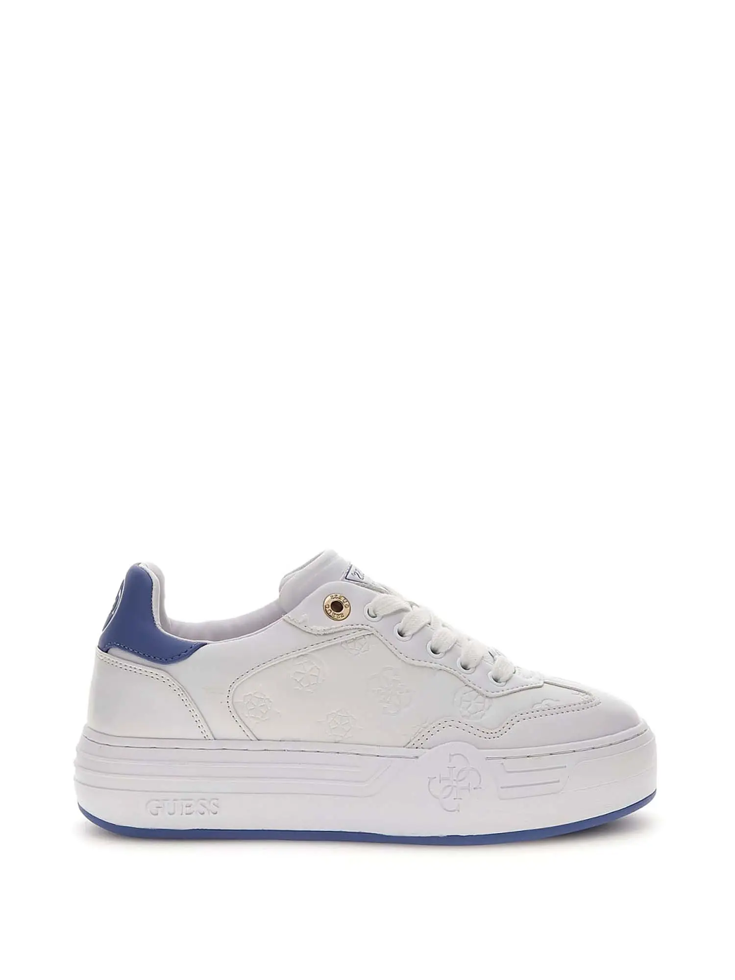 SNEAKERS DONNA - GUESS - FLPSWO FAL12 - BIANCO/BLU, 41