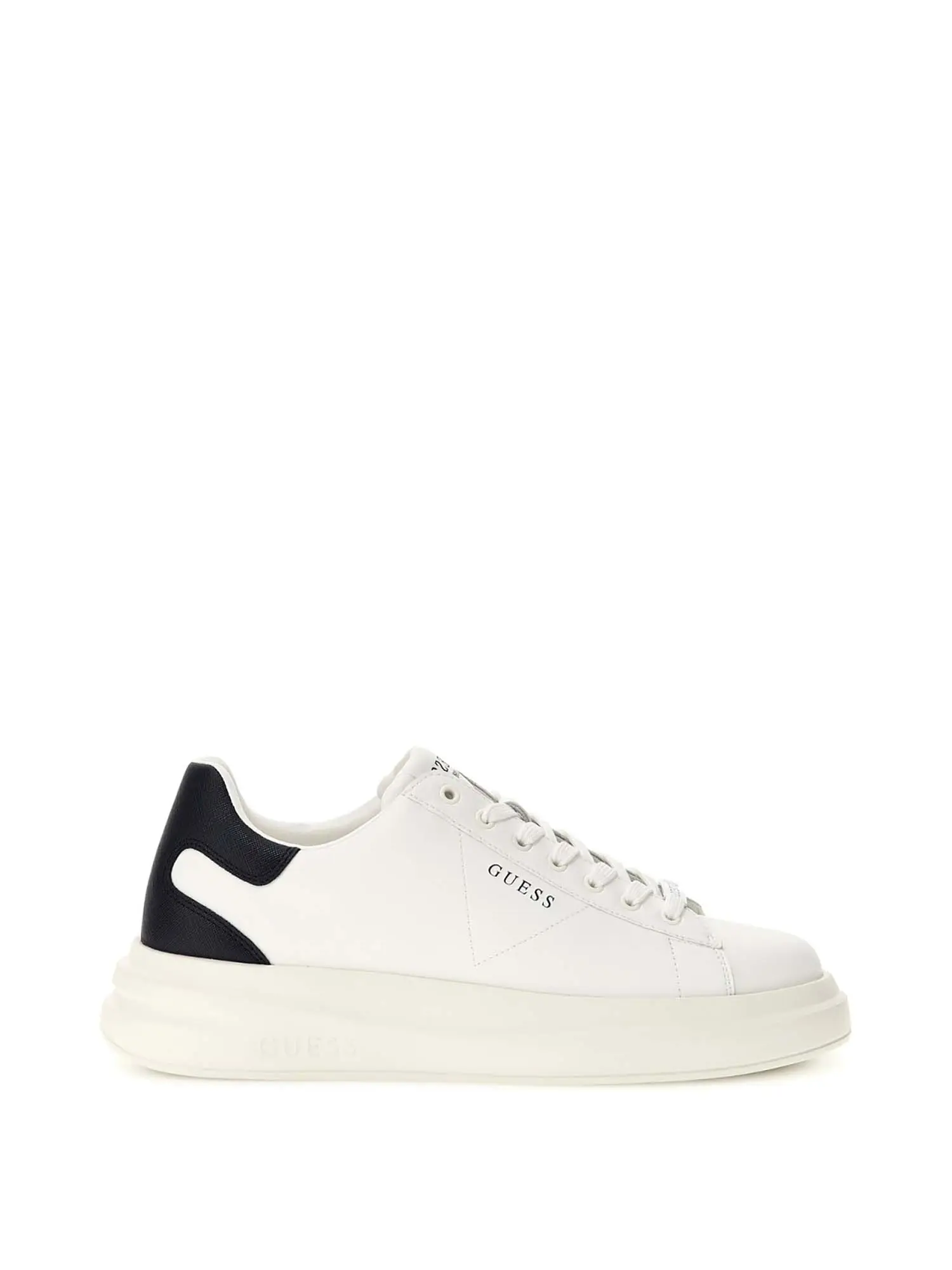 SNEAKERS UOMO - GUESS - FMPELB LEA12 - BIANCO/BLU, 39