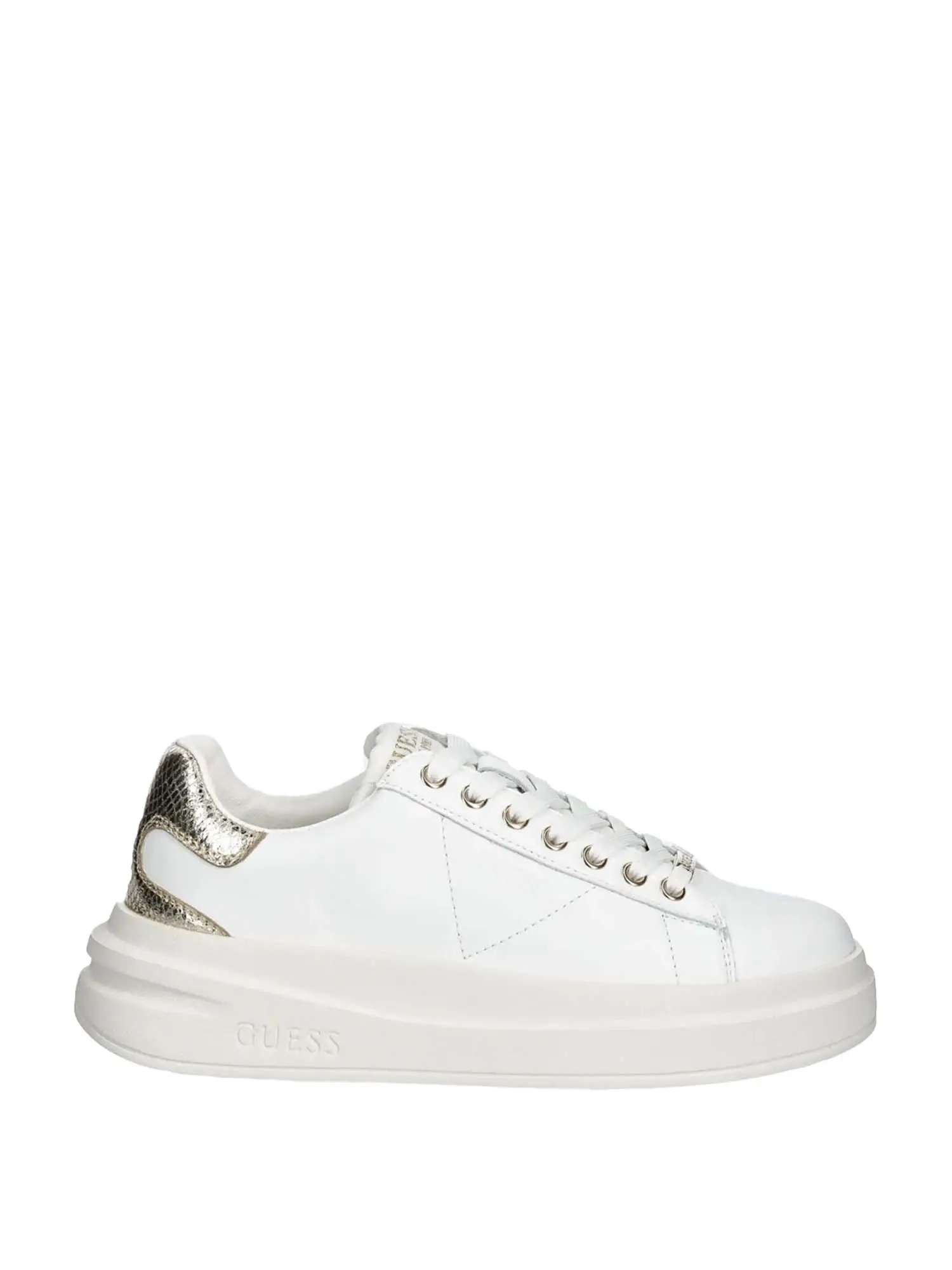 SNEAKERS DONNA - GUESS - FLTELB LEM12 - BIANCO/ORO, 41