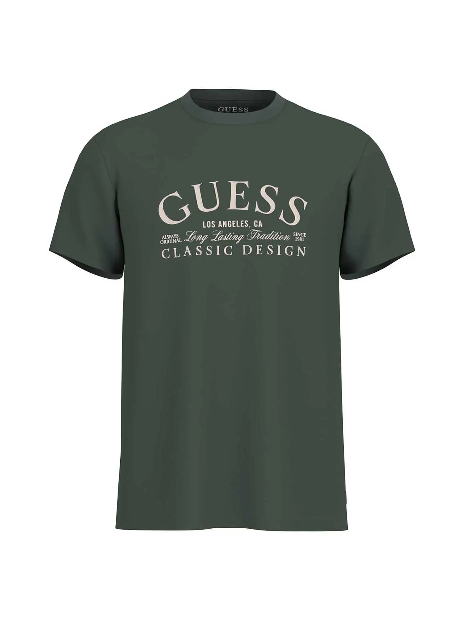 T-SHIRT UOMO - GUESS APPAREL - M5RI43 K9RM1 - VERDE, L