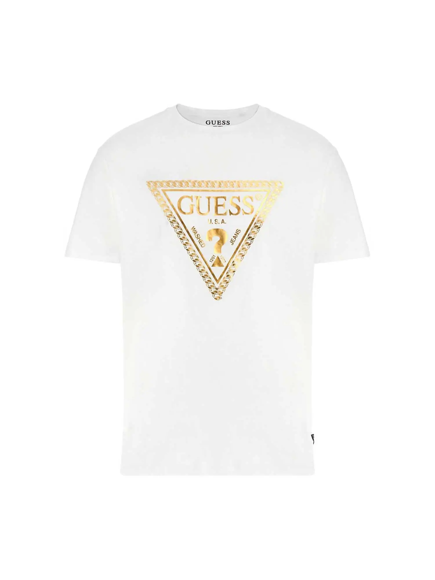 T-SHIRT UOMO - GUESS APPAREL - M5RI49 K9RM1 - BIANCO, S