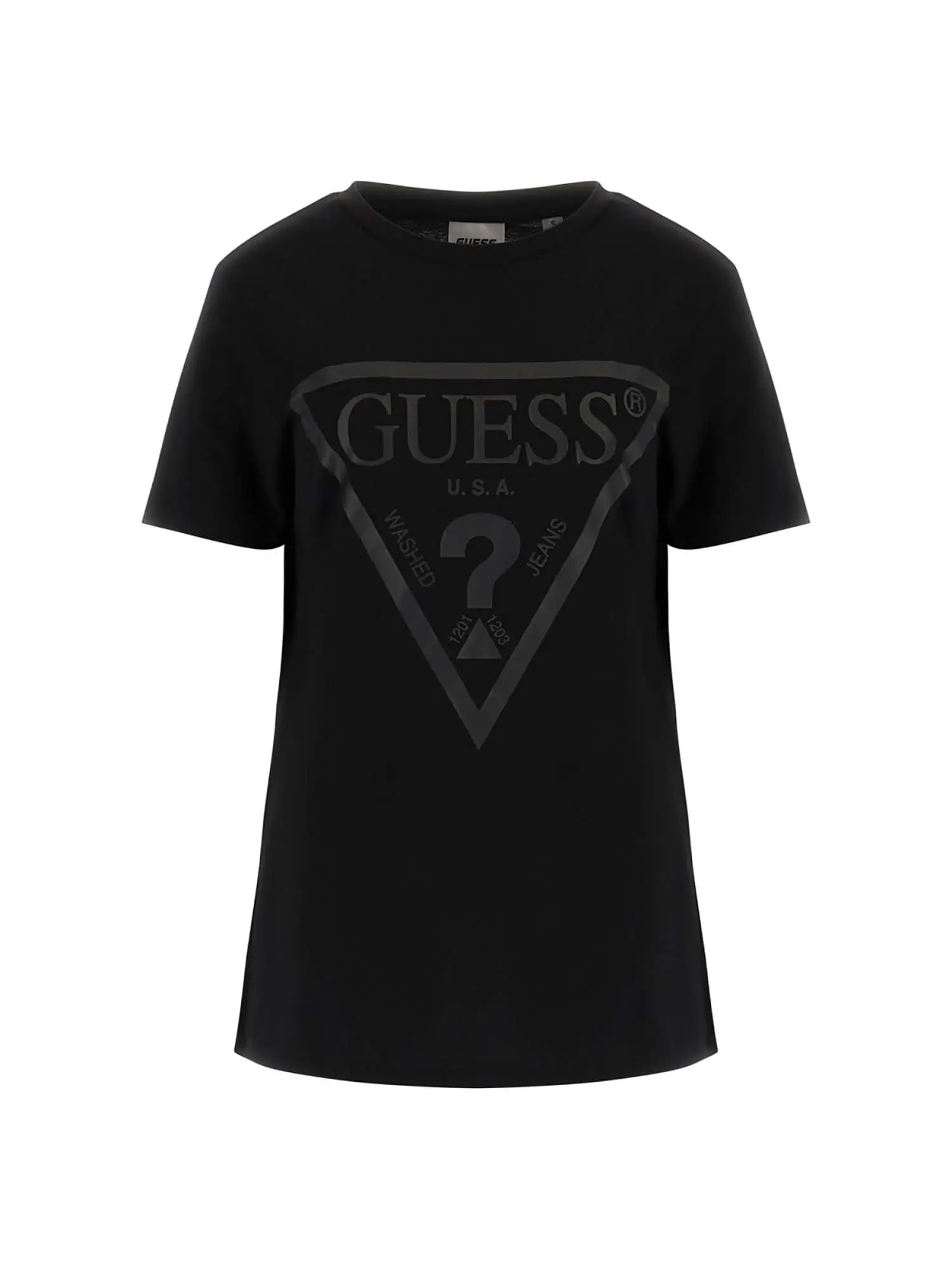 T-SHIRT DONNA - GUESS ATHLEISURE - V2YI07 K8HM0 - NERO, L