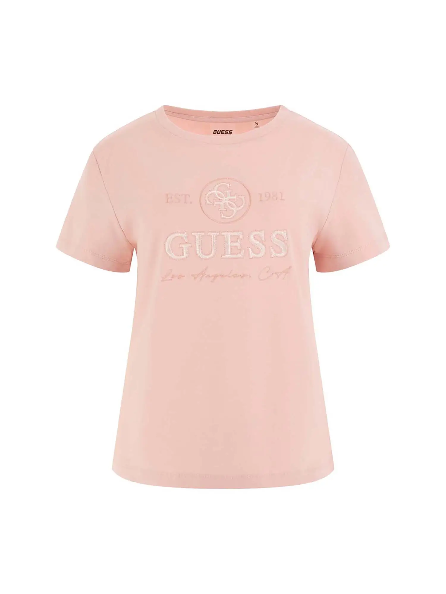 T-SHIRT DONNA - GUESS ATHLEISURE - V5RI05 J1314 - ROSA, S