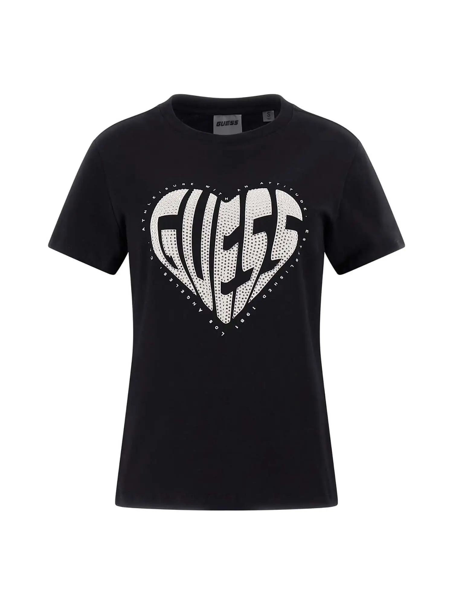 T-SHIRT DONNA - GUESS ATHLEISURE - V5RI08 J1314 - NERO, S