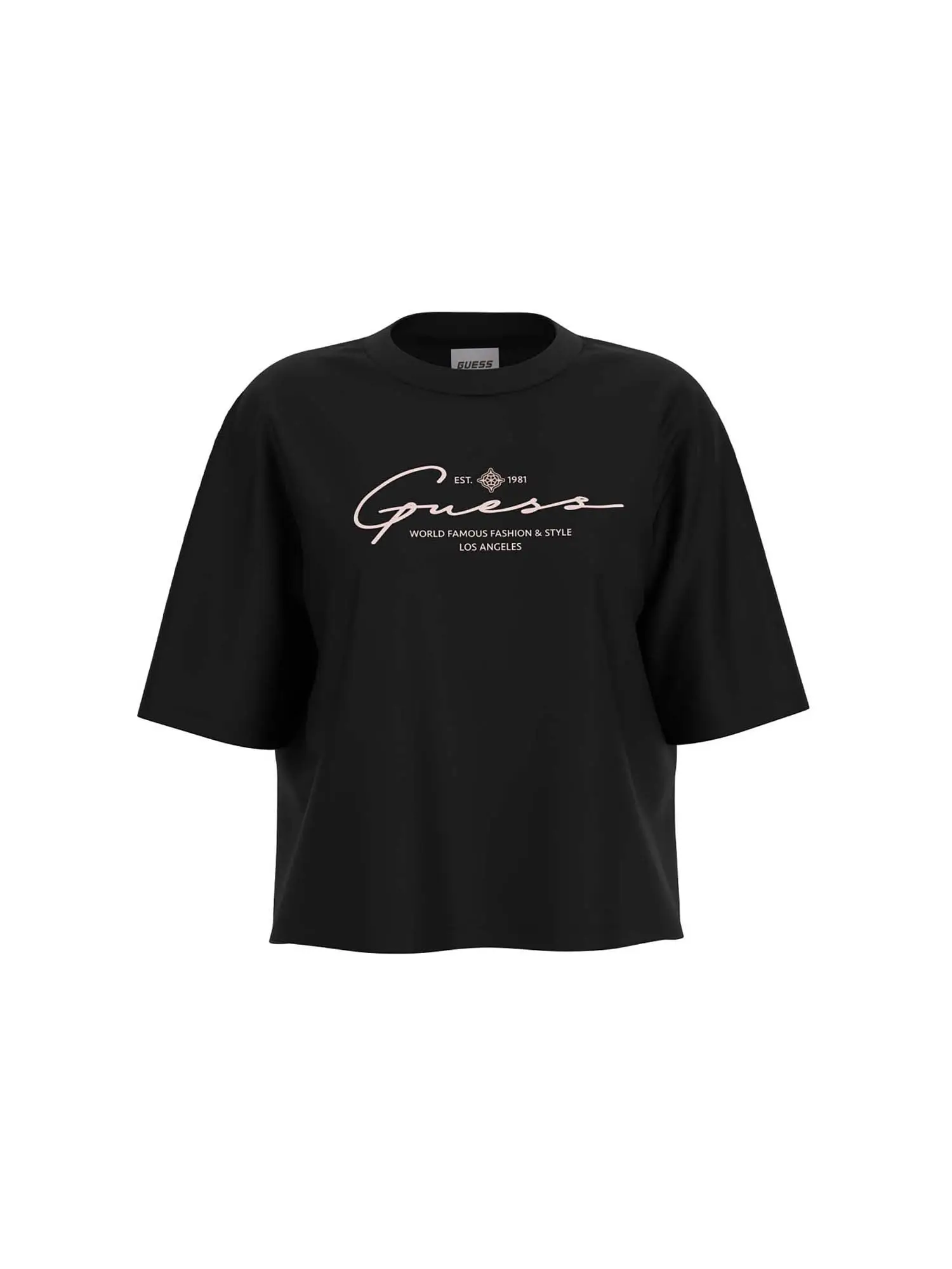 T-SHIRT DONNA - GUESS ATHLEISURE - V5RI12 I3Z14 - NERO, S