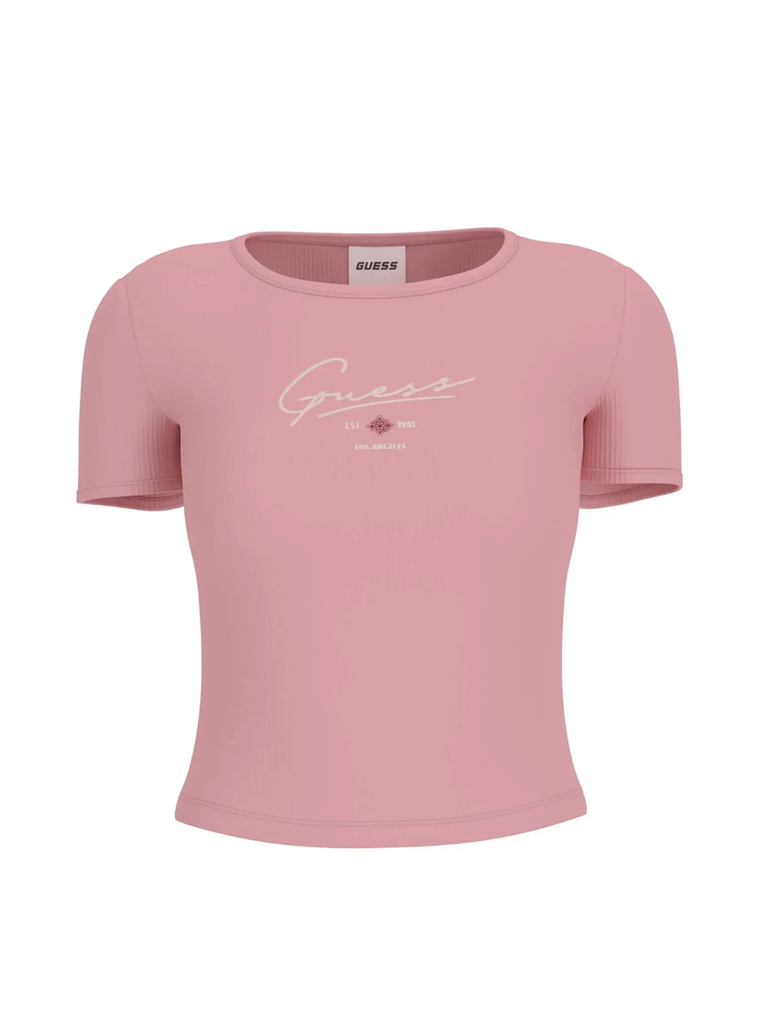 T-SHIRT DONNA - GUESS ATHLEISURE - V5RP00 KBCO2 - ROSA, M