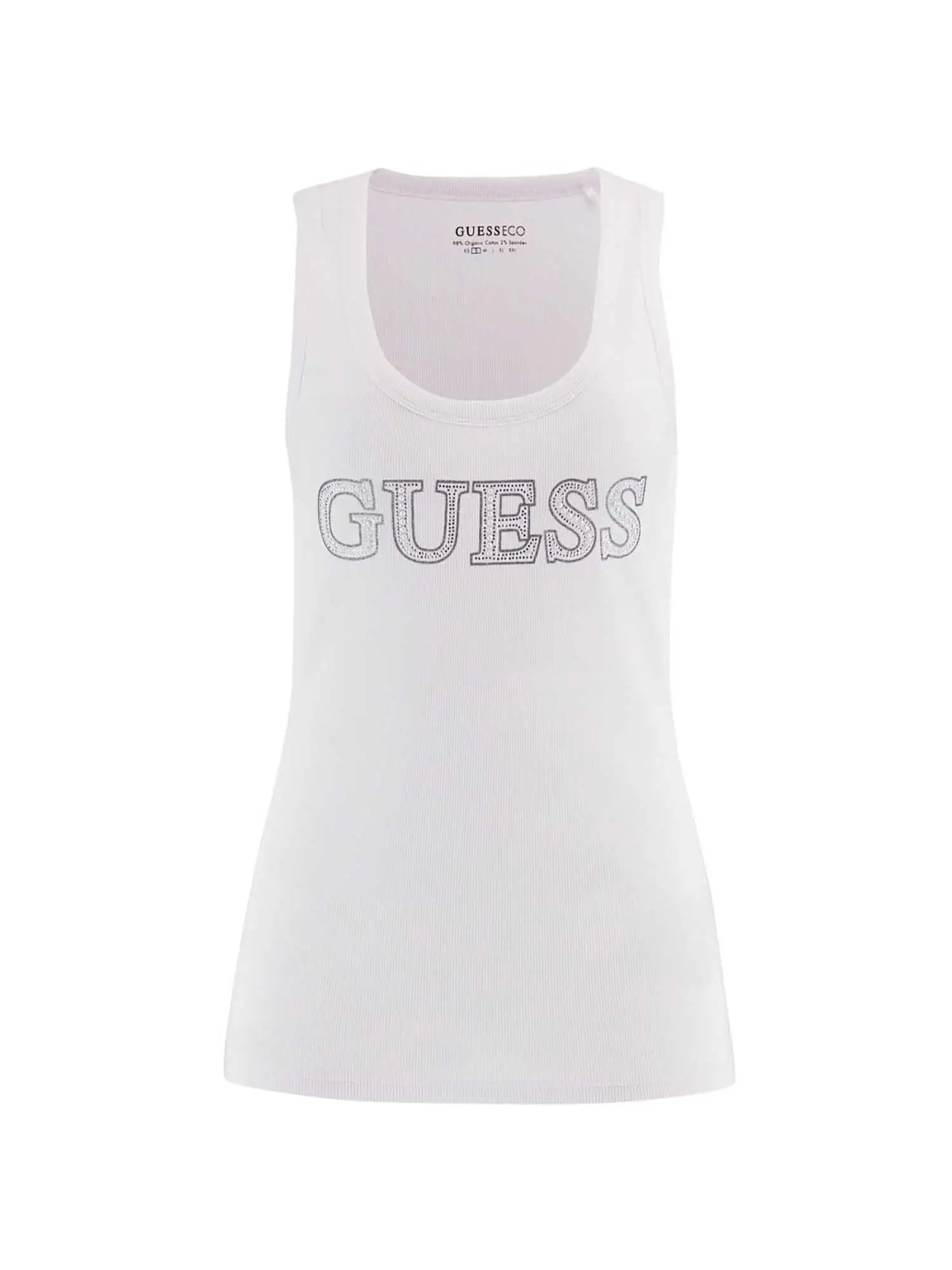 TOP DONNA - GUESS APPAREL - W5GP29 KA0H1 - BIANCO, L