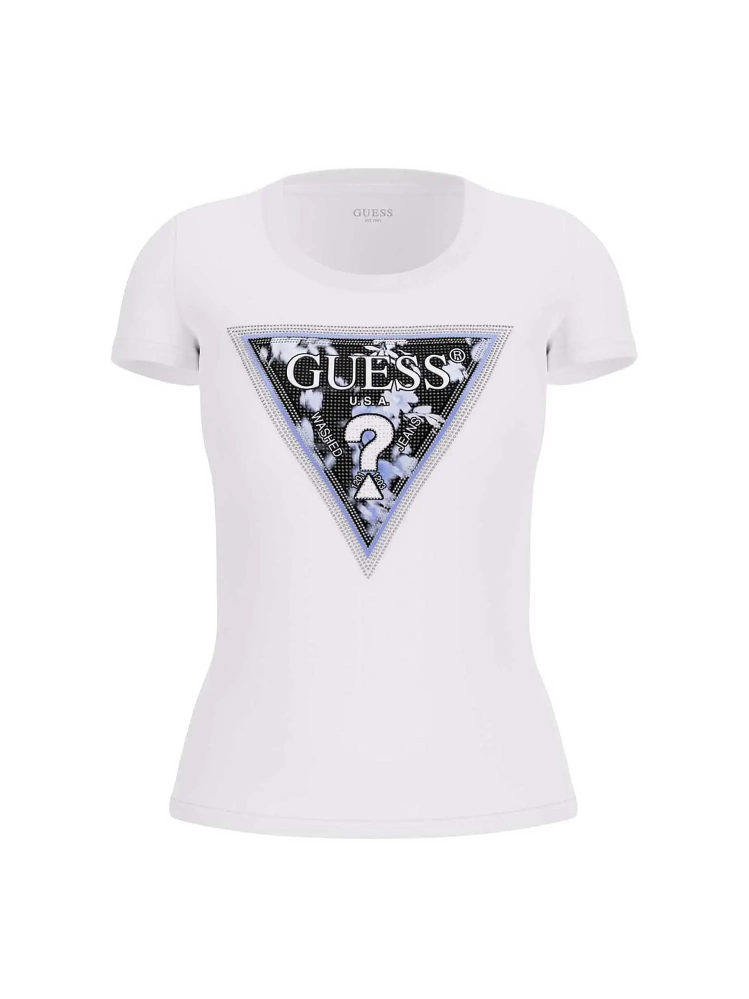 T-SHIRT DONNA - GUESS APPAREL - W5RI00 J1314 - BIANCO, XS