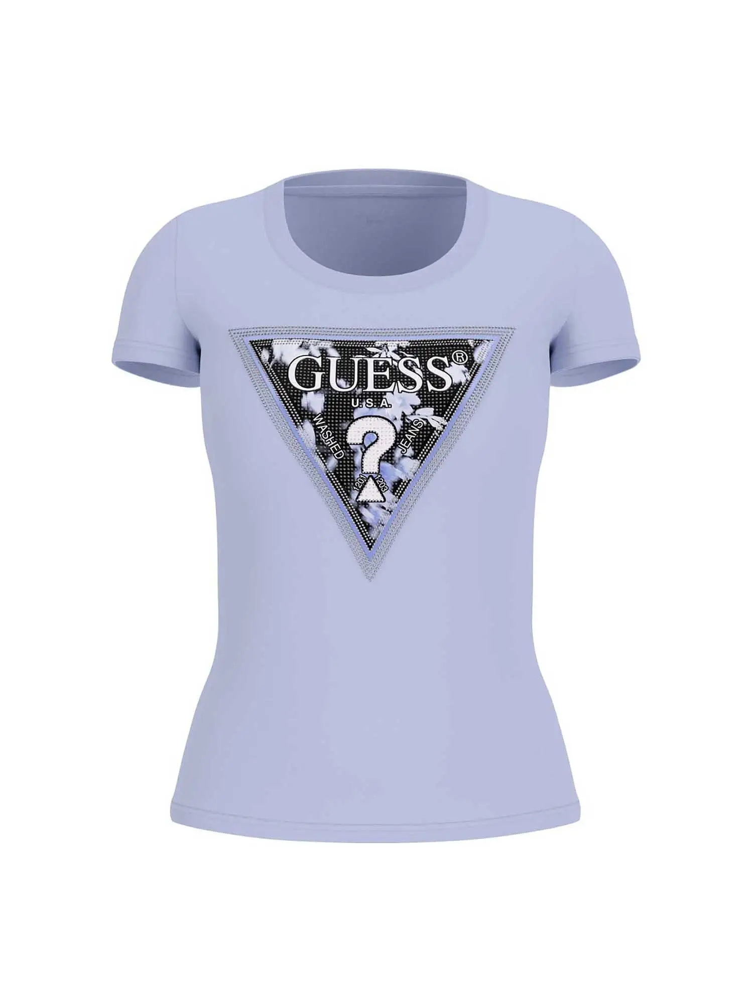 T-SHIRT DONNA - GUESS APPAREL - W5RI00 J1314 - BLU, XS