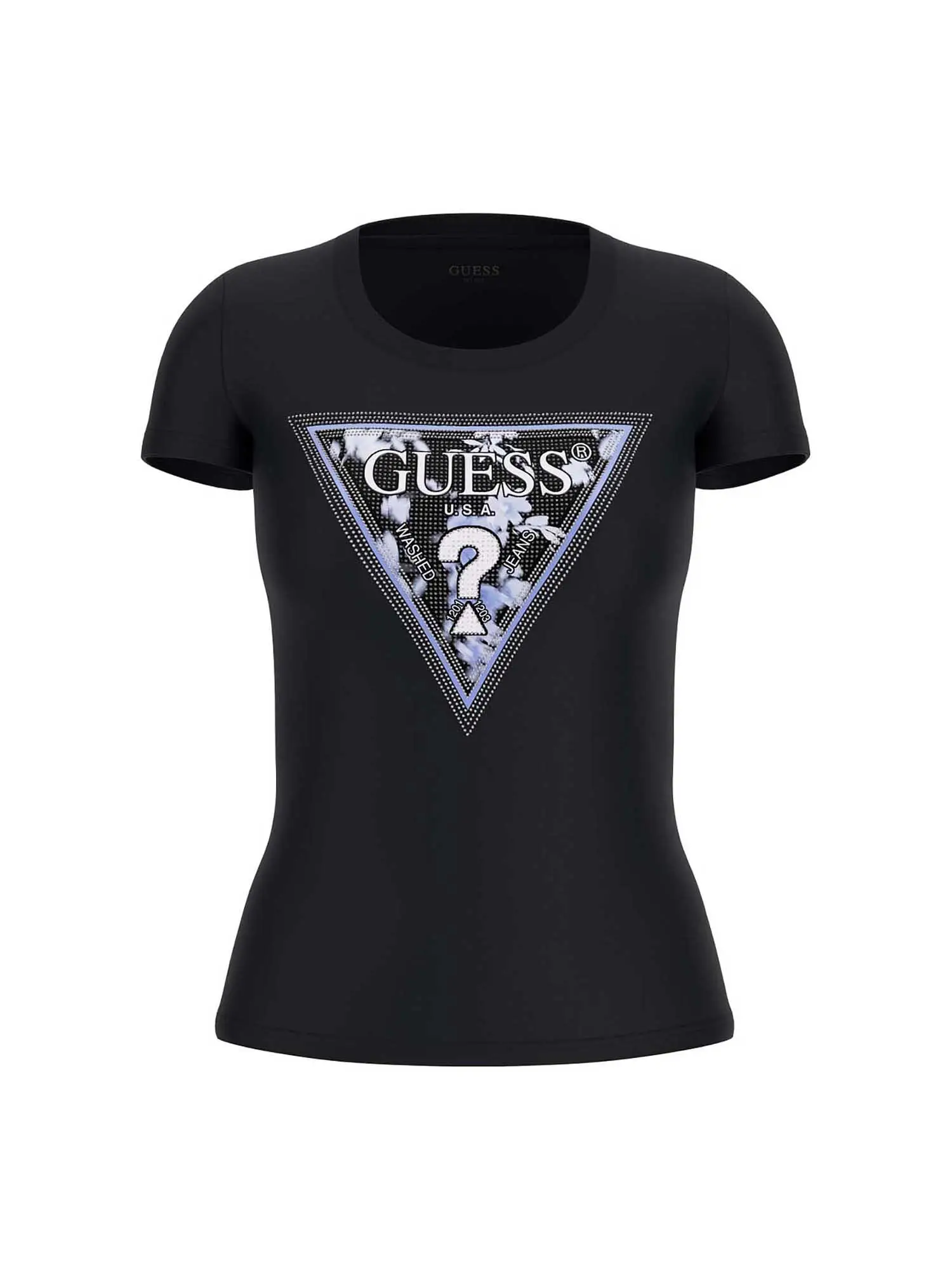 T-SHIRT DONNA - GUESS APPAREL - W5RI00 J1314 - NERO, L