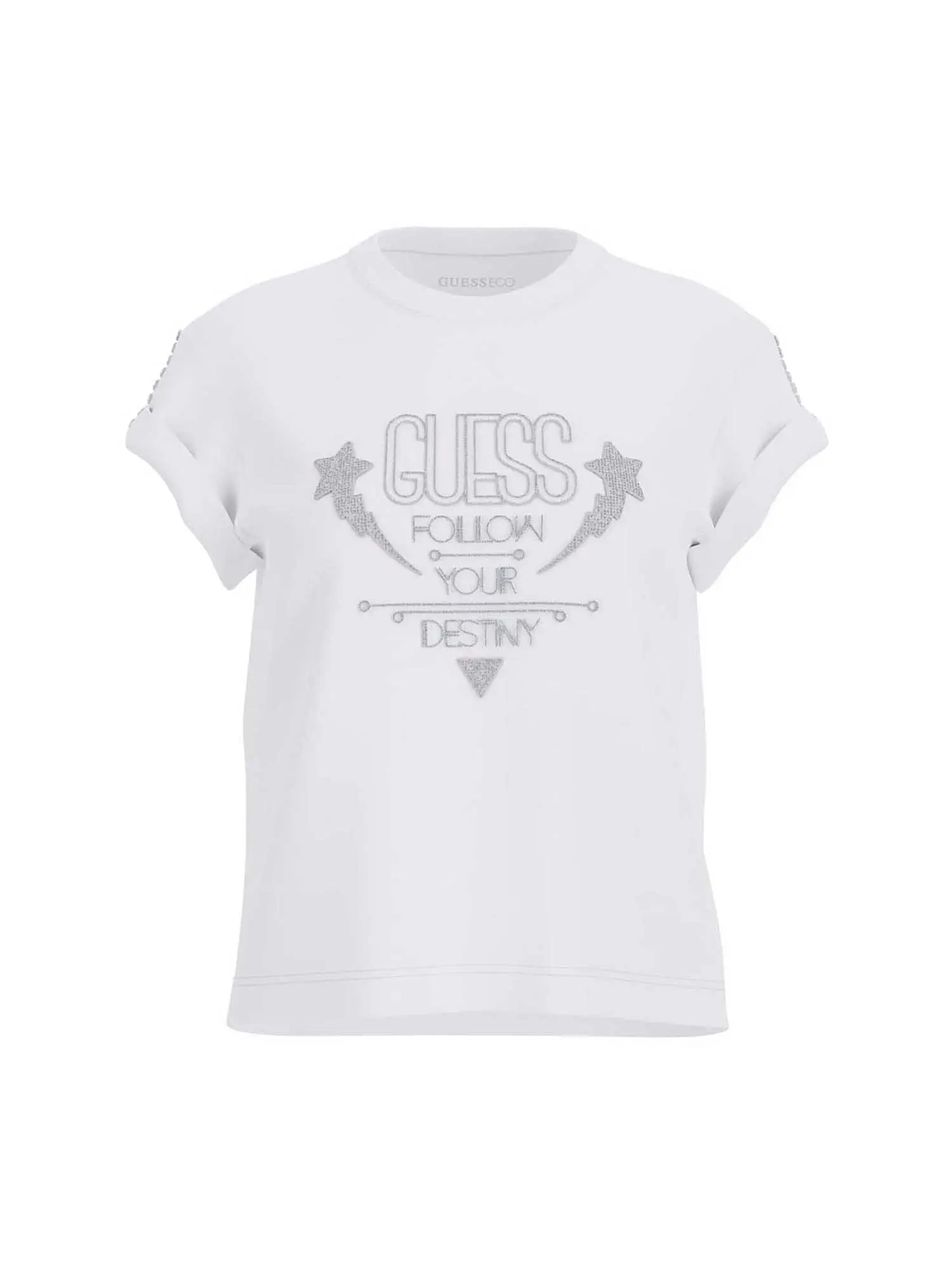 T-SHIRT DONNA - GUESS APPAREL - W5RI06 I3Z14 - BIANCO, L