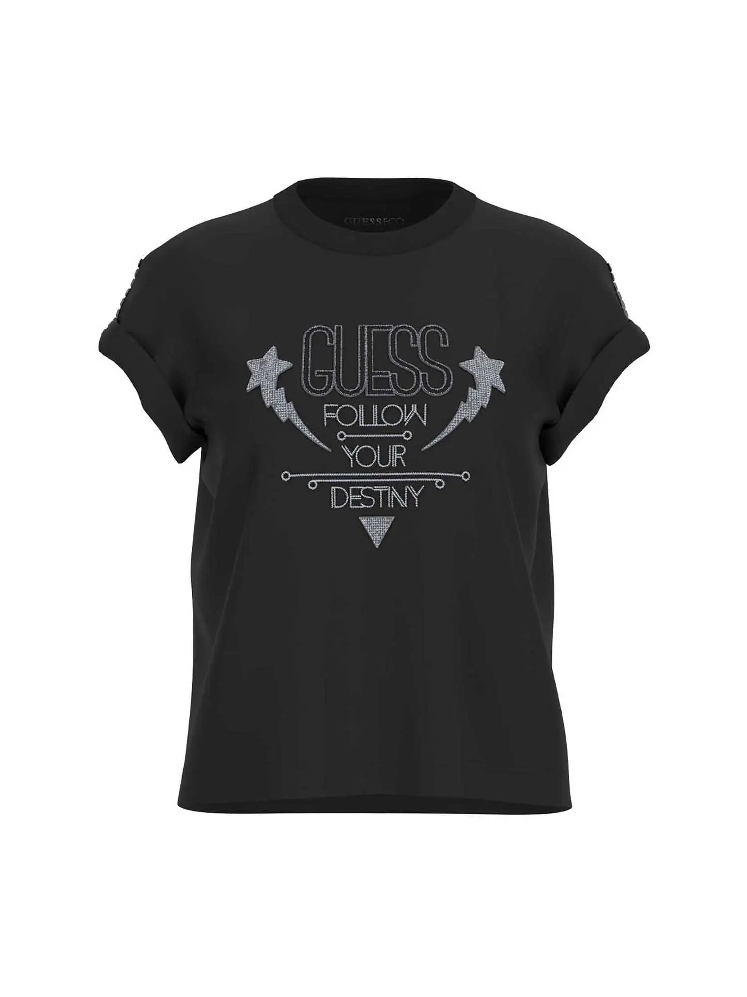 T-SHIRT DONNA - GUESS APPAREL - W5RI06 I3Z14 - NERO, M