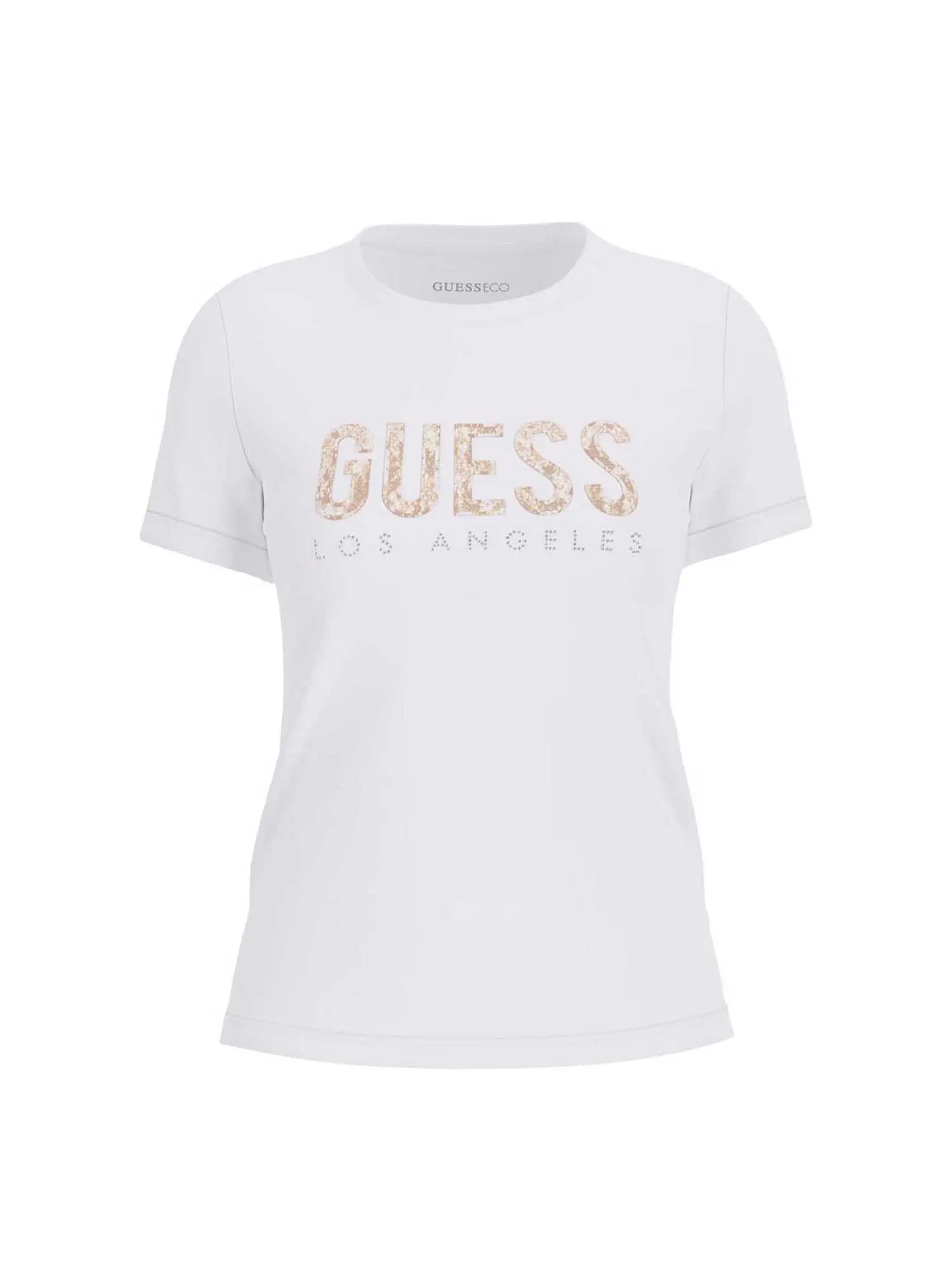 T-SHIRT DONNA - GUESS APPAREL - W5RI19 I3Z14 - BIANCO, L