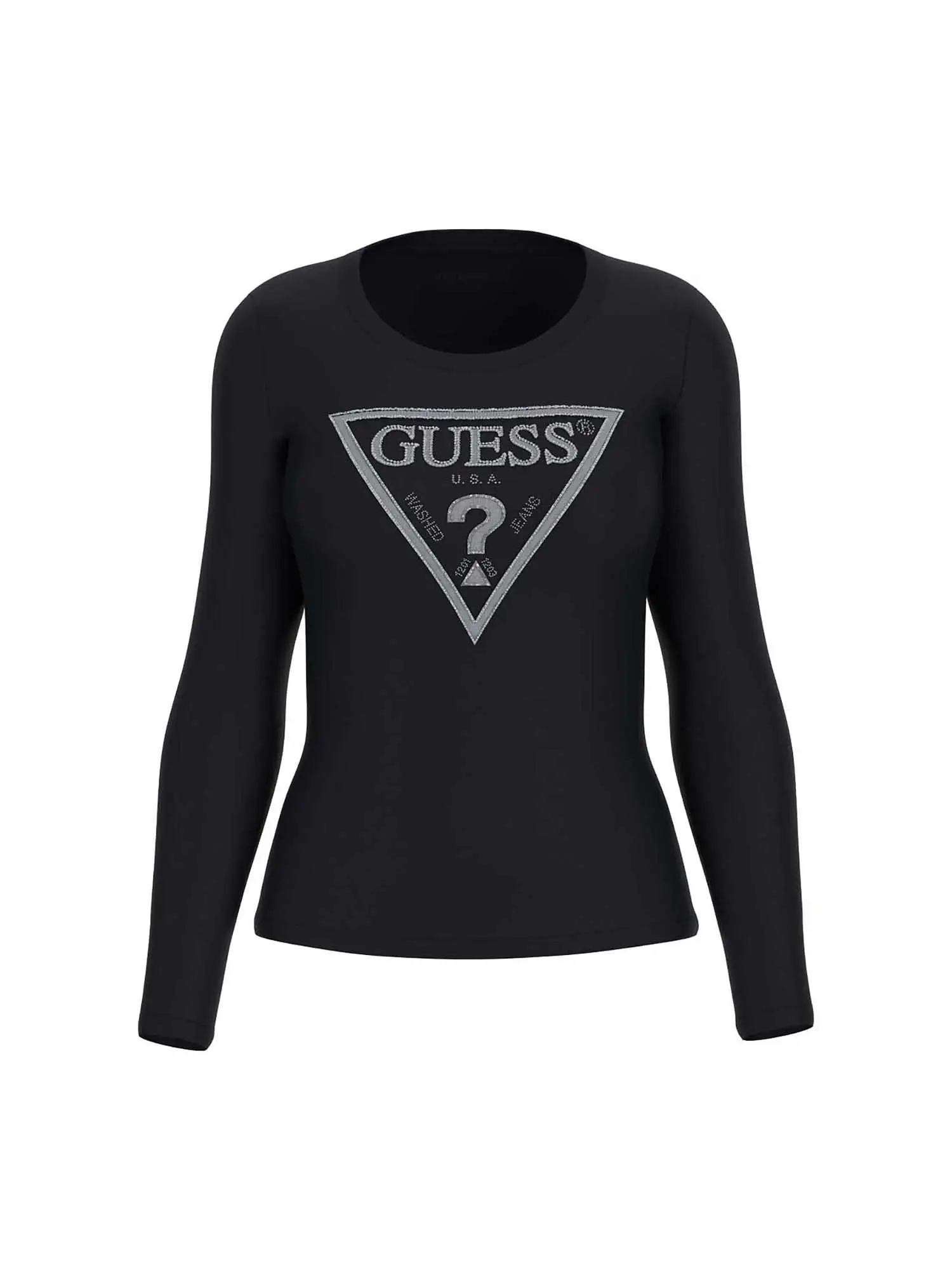 T-SHIRT DONNA - GUESS APPAREL - W5RI65 J1314 - NERO, M