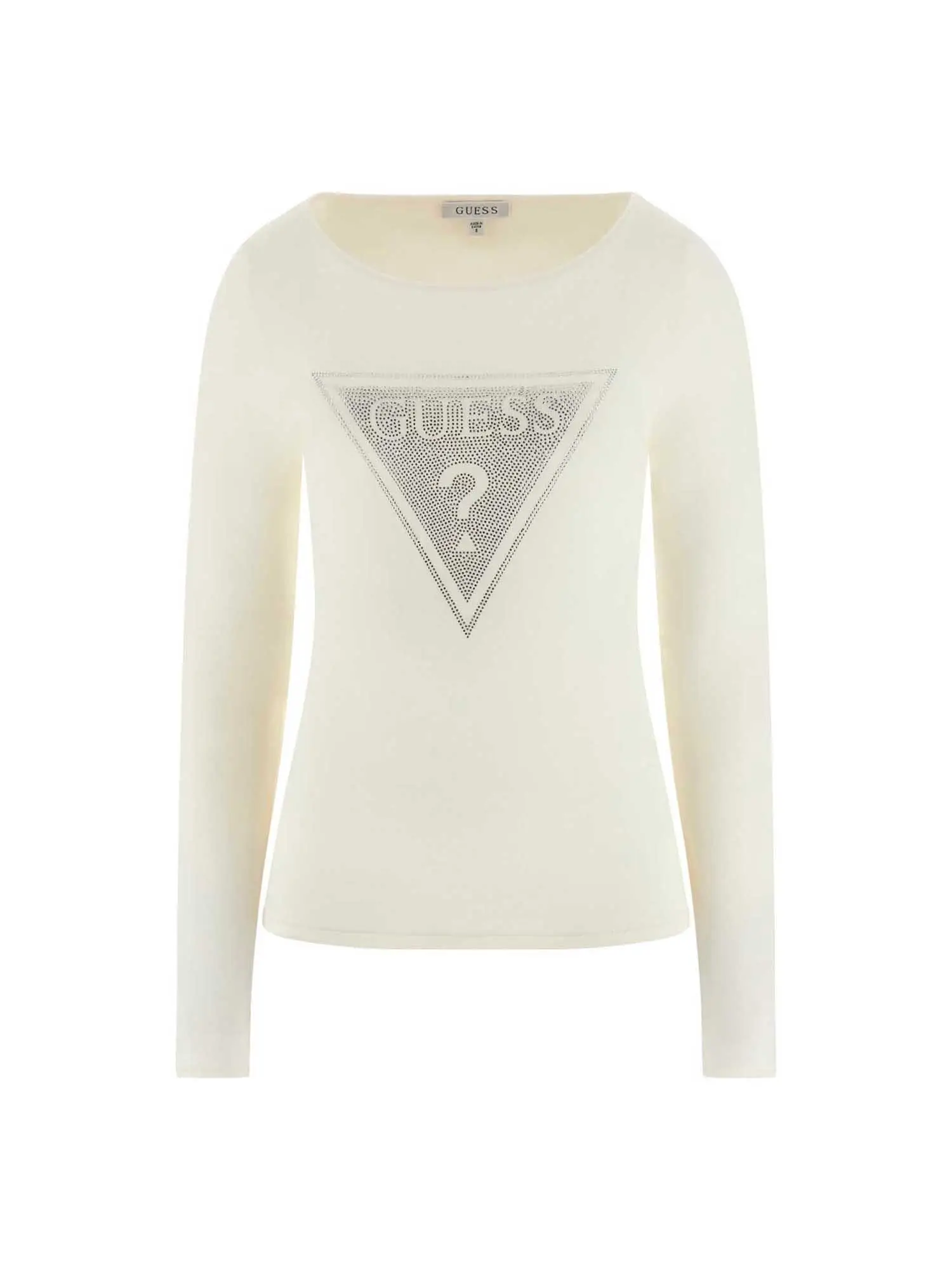 MAGLIA DONNA - GUESS APPAREL - W5RR01 Z2YK2 - BIANCO, L