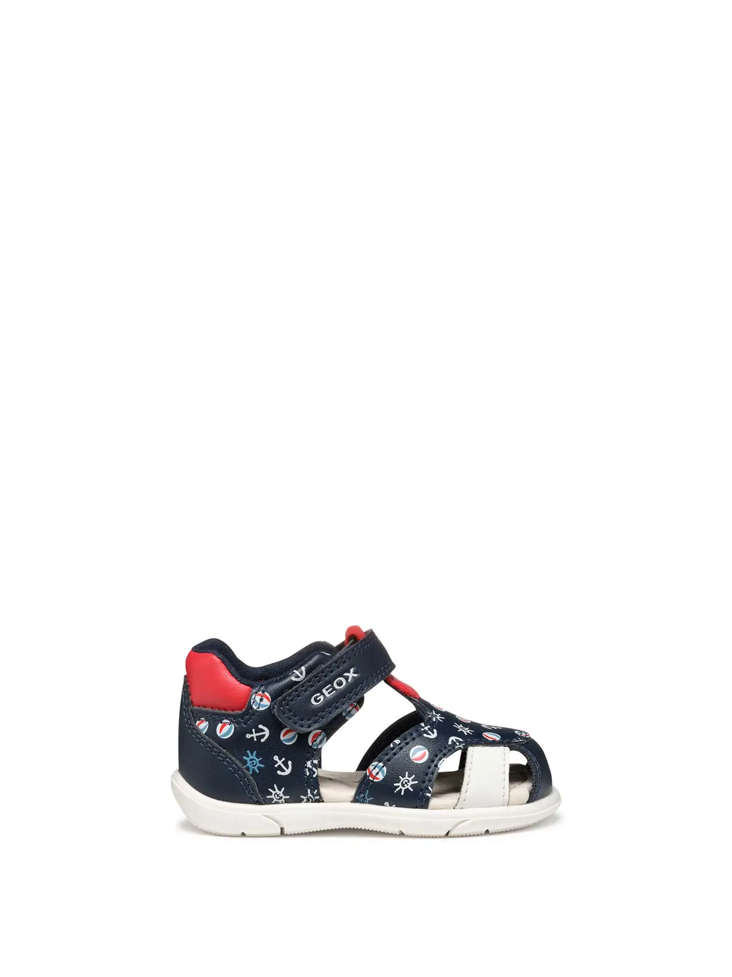 RAGNETTO BAMBINO - GEOX - B556EC 05404 - NAVY/ROSSO, 19