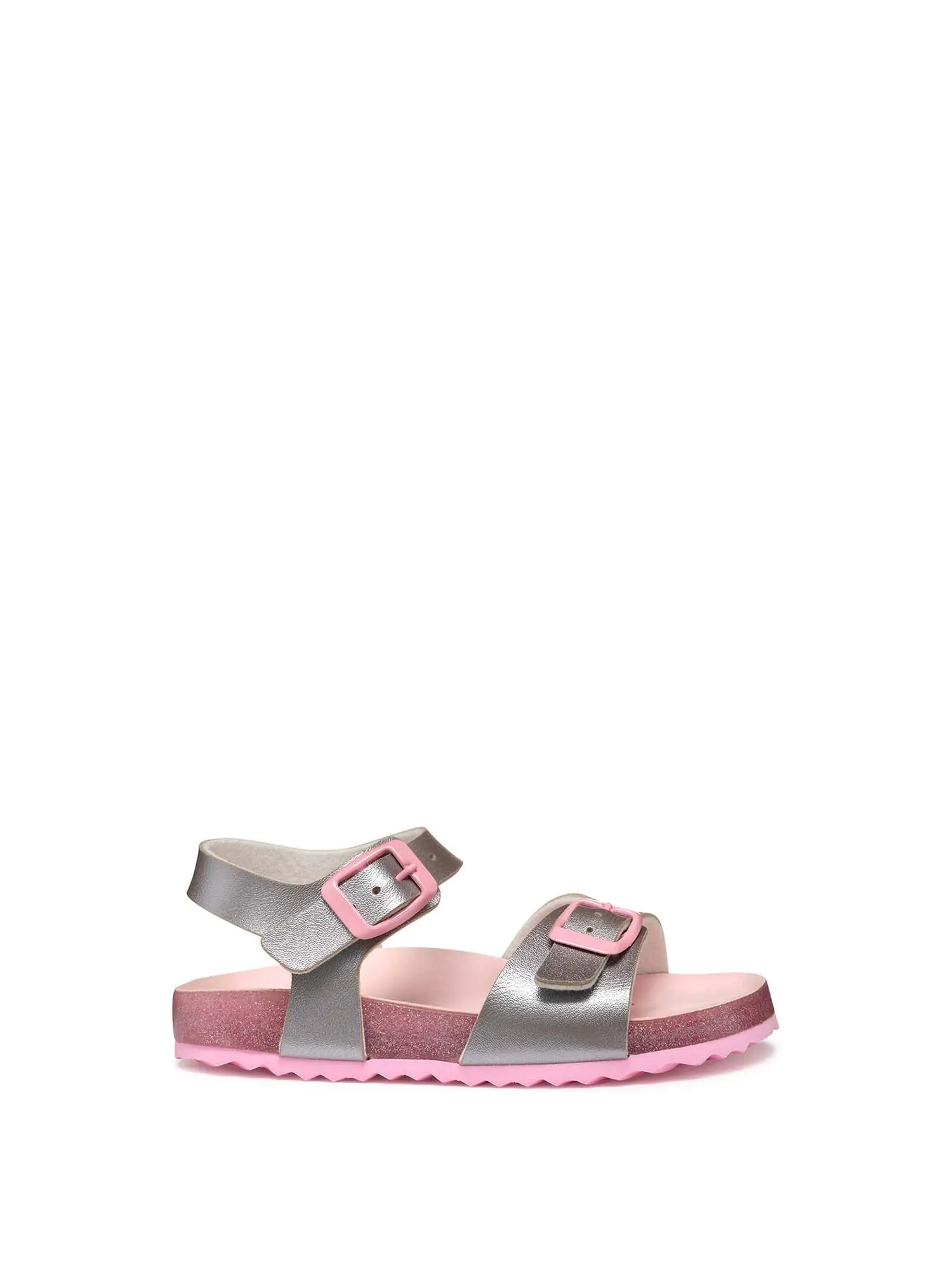 SANDALO RAGAZZA - GEOX - J558MI 000NF - ARGENTO/ROSA, 29