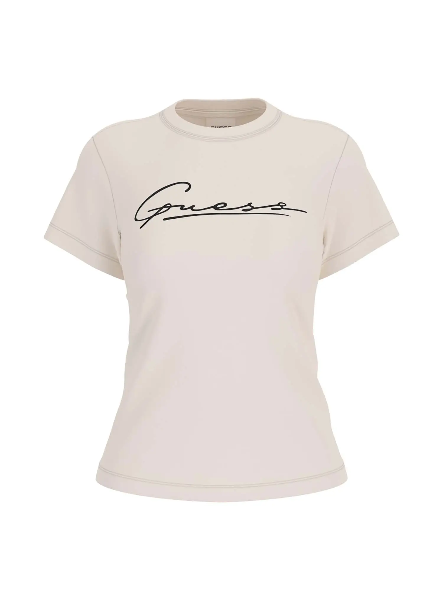 T-SHIRT DONNA - GUESS ATHLEISURE - V5GI02 K9RM1 - BIANCO, L