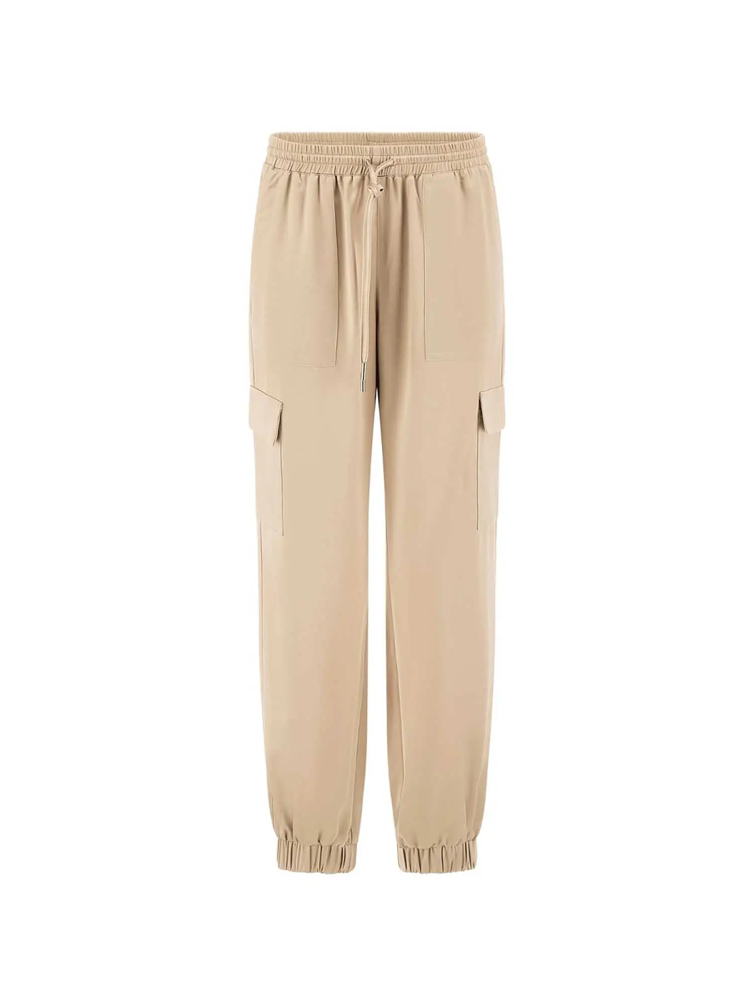 PANTALONE DONNA - GUESS APPAREL - W5GB08 WG7C0 - TAUPE, L