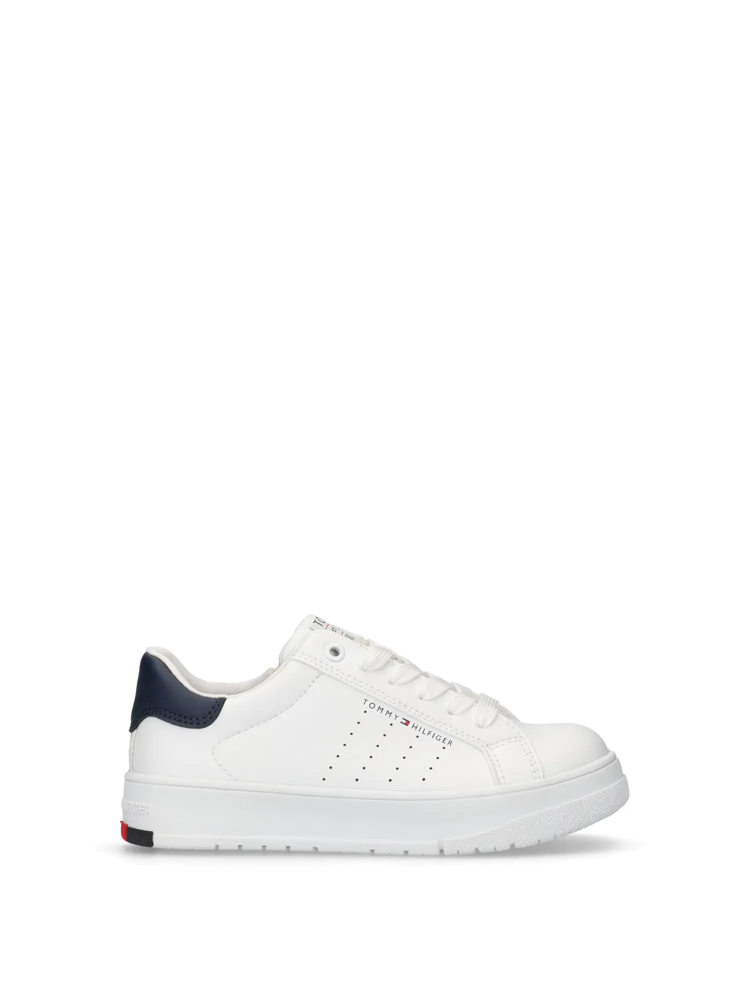 SNEAKERS UNISEX - TOMMY HILFIGER - T3X9-33856-1355 - BIANCO/BLU, 39