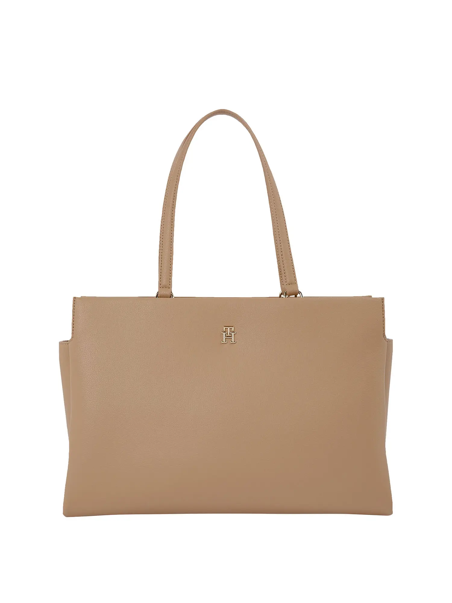 TOTE DONNA - TOMMY HILFIGER - AW0AW17197 - BEIGE, UNICA