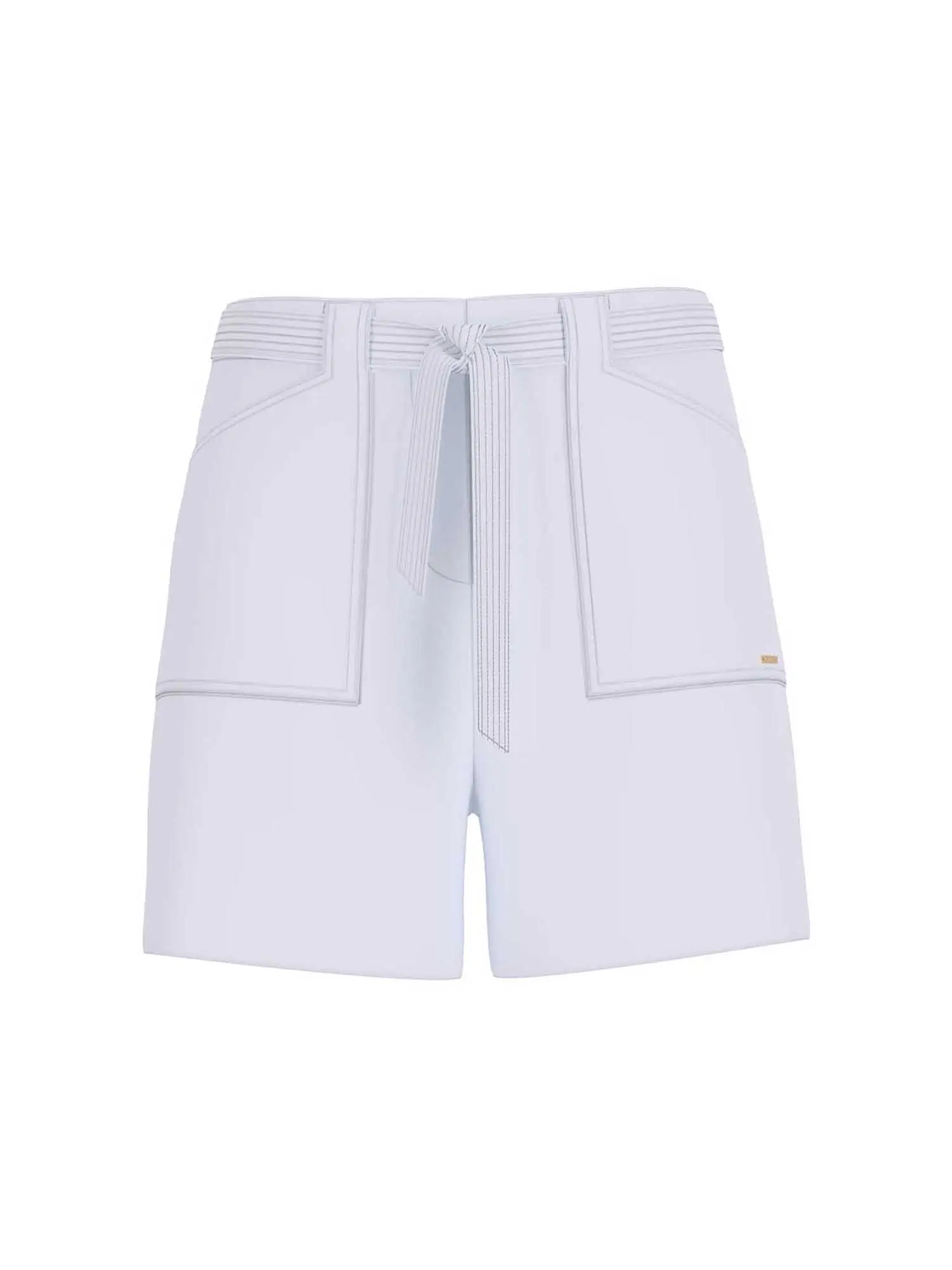 SHORT DONNA - GUESS APPAREL - W5GD0I WH9Y2 - BIANCO, L