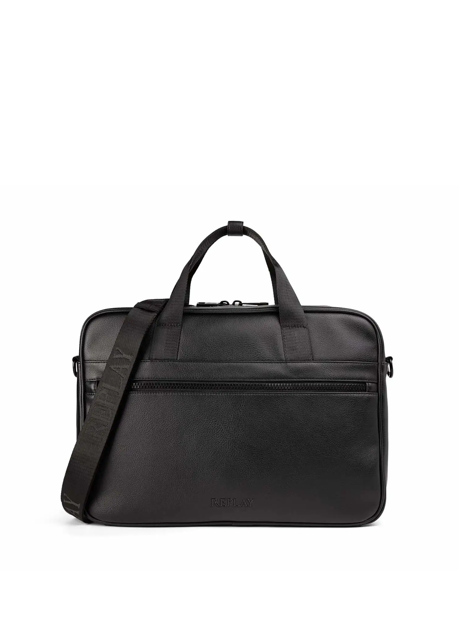 MESSENGER UOMO - REPLAY - FM3709.000.A0502C - NERO, UNICA