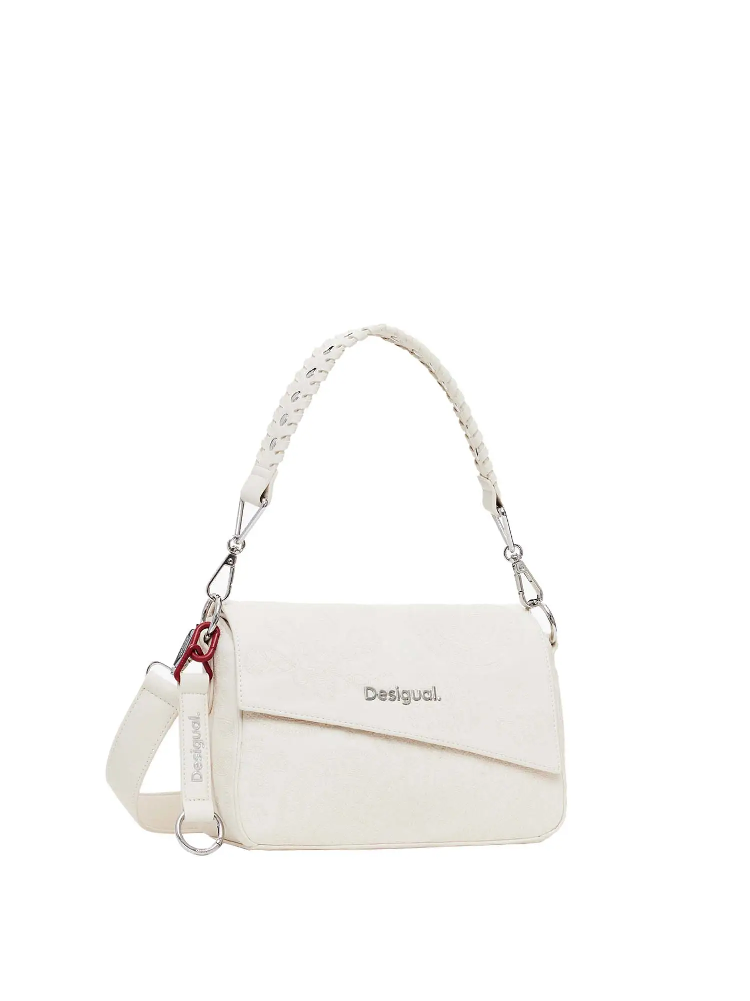 BORSA A SPALLA DONNA - DESIGUAL - 25SAXPA9 - BIANCO, UNICA