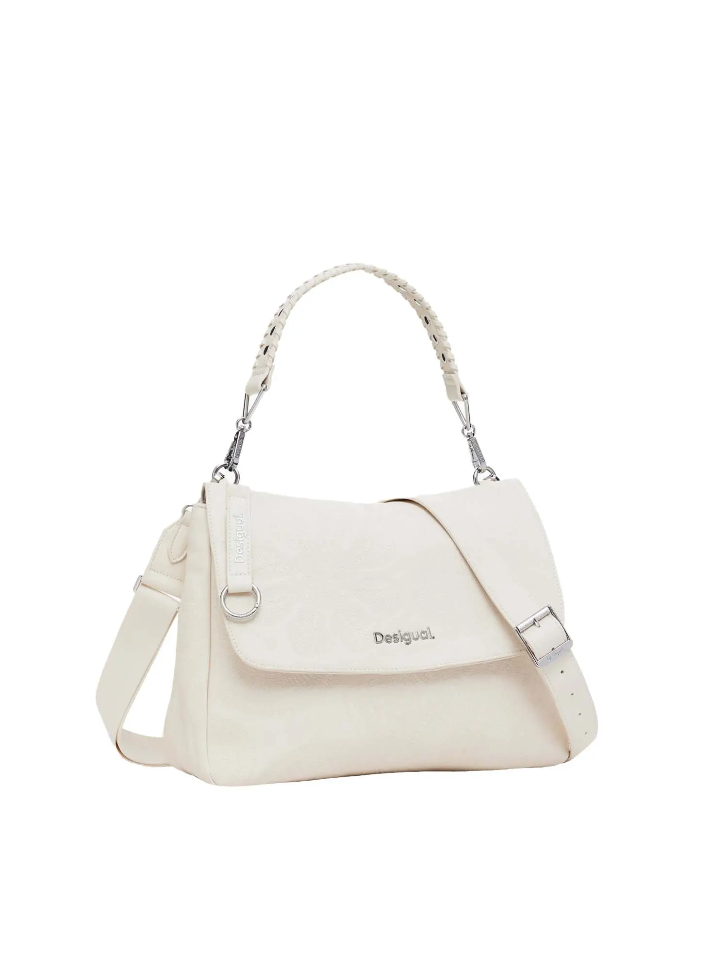 BORSA A MANO DONNA - DESIGUAL - 25SAXPAA - BIANCO, UNICA