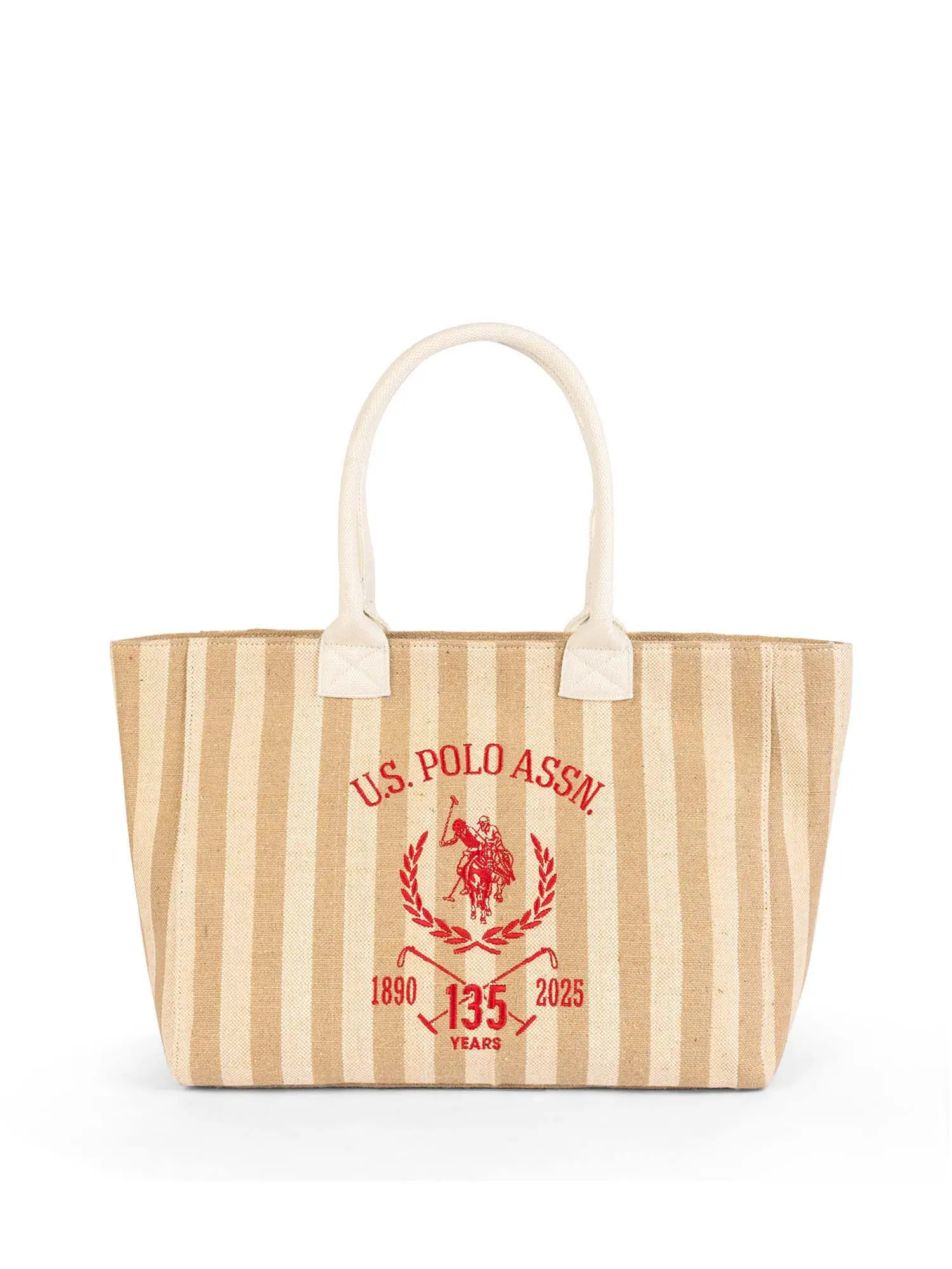 BORSA A SPALLA DONNA - US POLO ASSN. - BEU2P8693WCO - NATURALE, UNICA