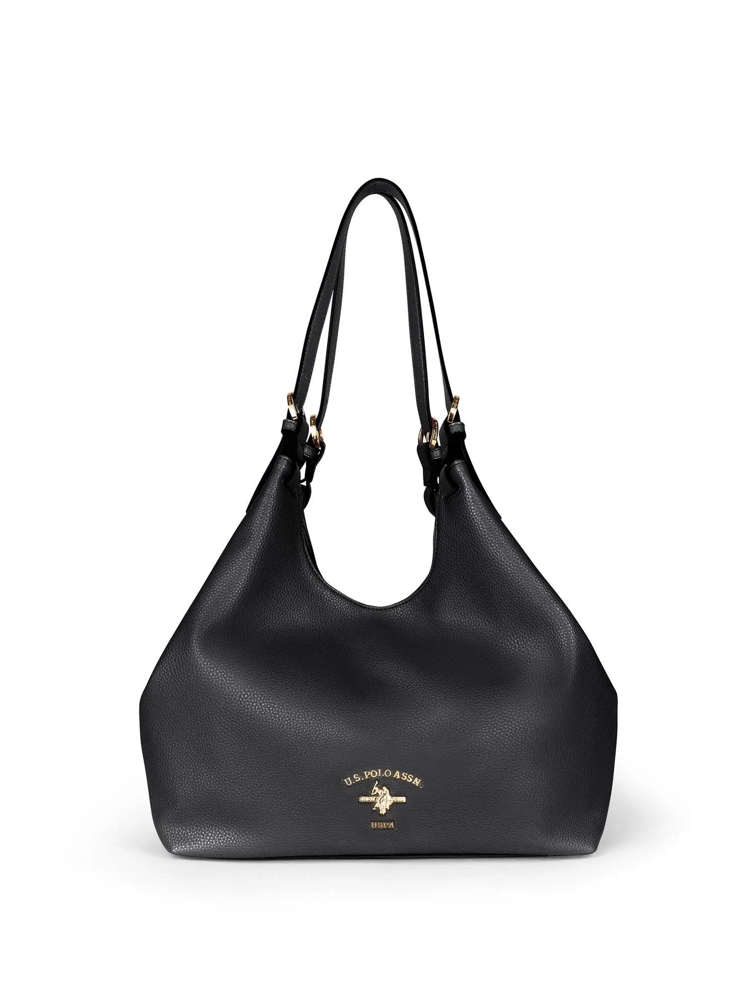 BORSA A SPALLA DONNA - US POLO ASSN. - BIUSS8372WVP - NERO, UNICA