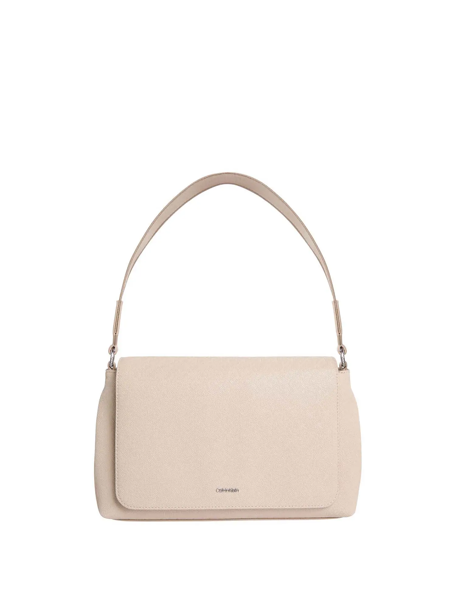 BORSA A SPALLA DONNA - CALVIN KLEIN - K60K613181 - BEIGE, UNICA