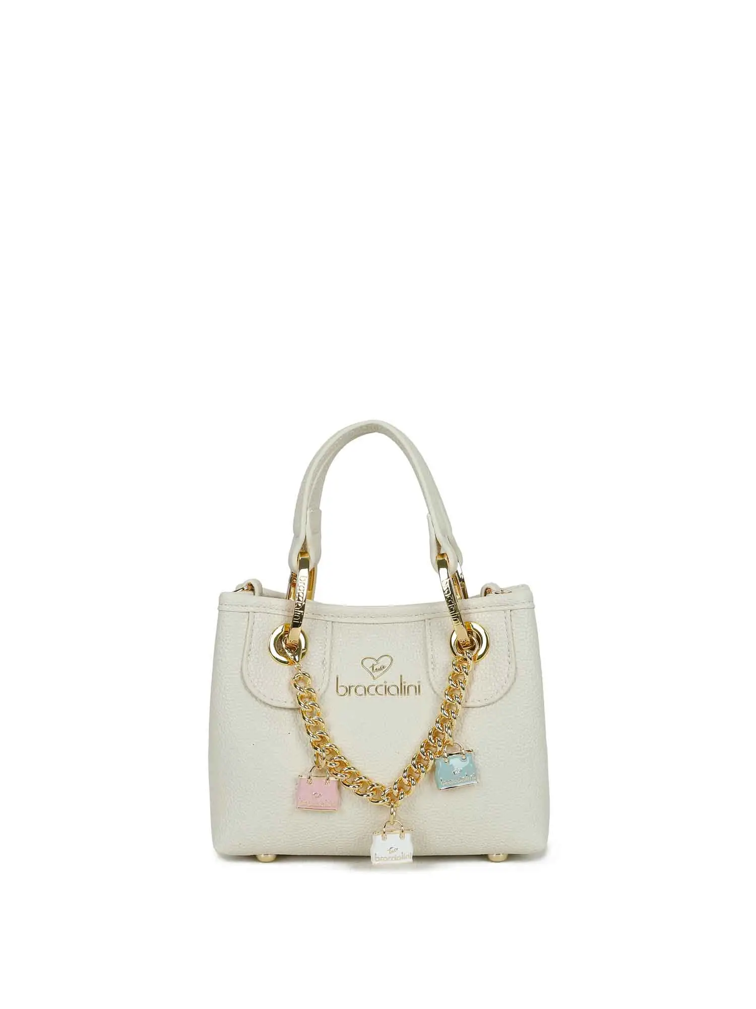 BORSA A MANO DONNA SMALL - BRACCIALINI - B18194-YY - BEIGE, UNICA