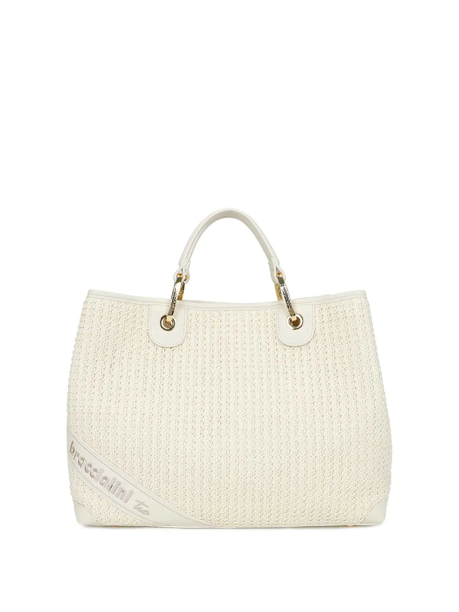 BORSA A MANO DONNA - BRACCIALINI - B18200-TY - BIANCO, UNICA