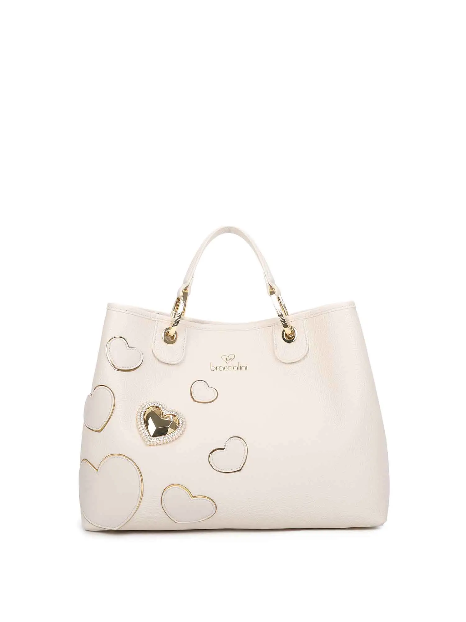 BORSA A MANO DONNA - BRACCIALINI - B18210-YY - BEIGE, UNICA