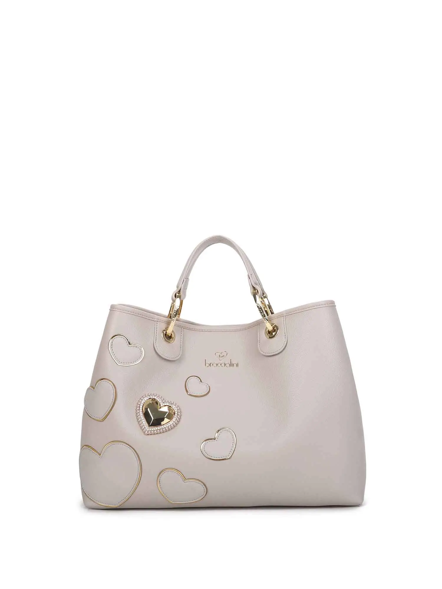 BORSA A MANO DONNA - BRACCIALINI - B18210-YY - GRIGIO, UNICA