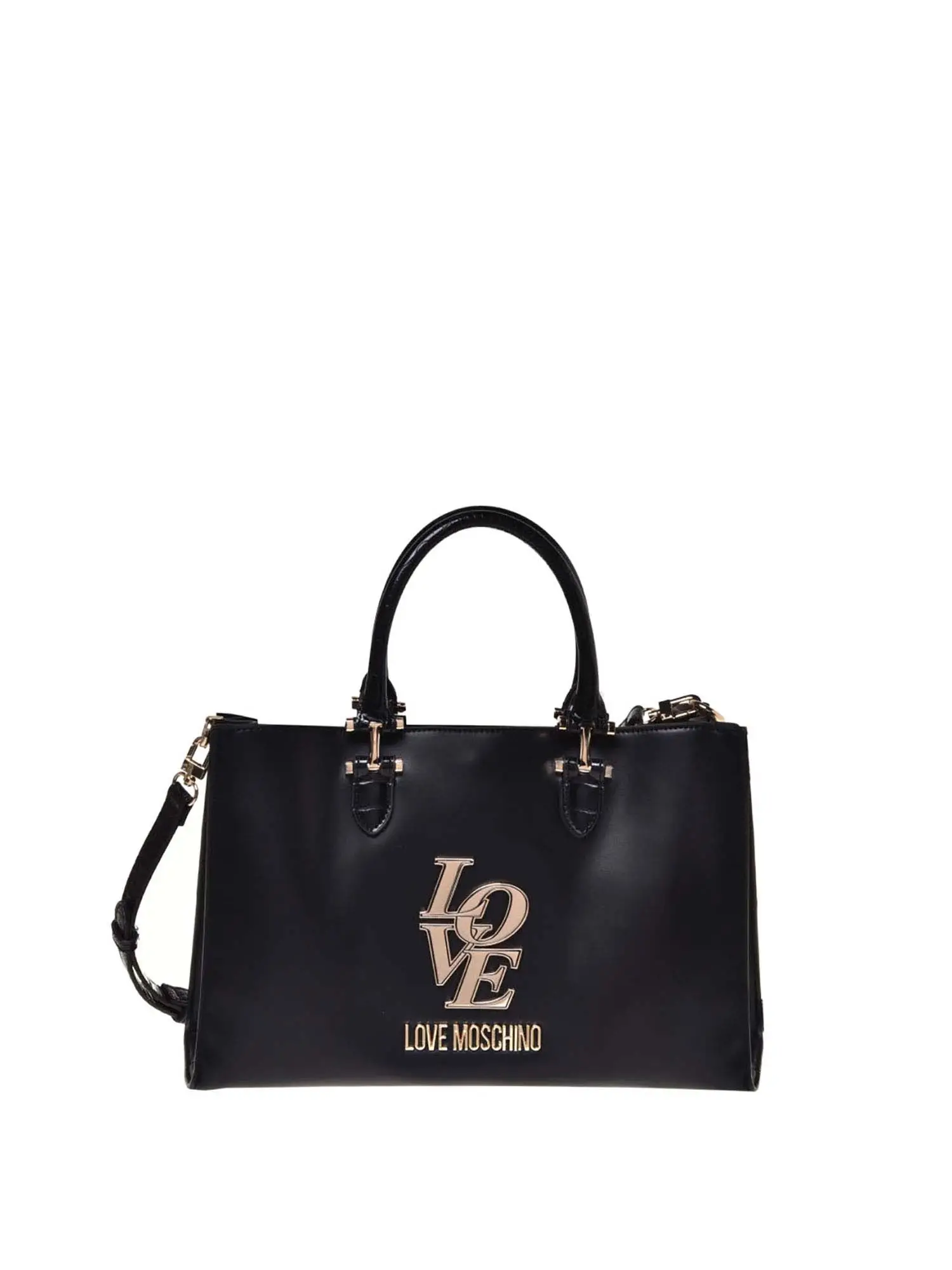 BORSA A MANO DONNA - LOVE MOSCHINO - JC4157PP1MLC1 - NERO, UNICA